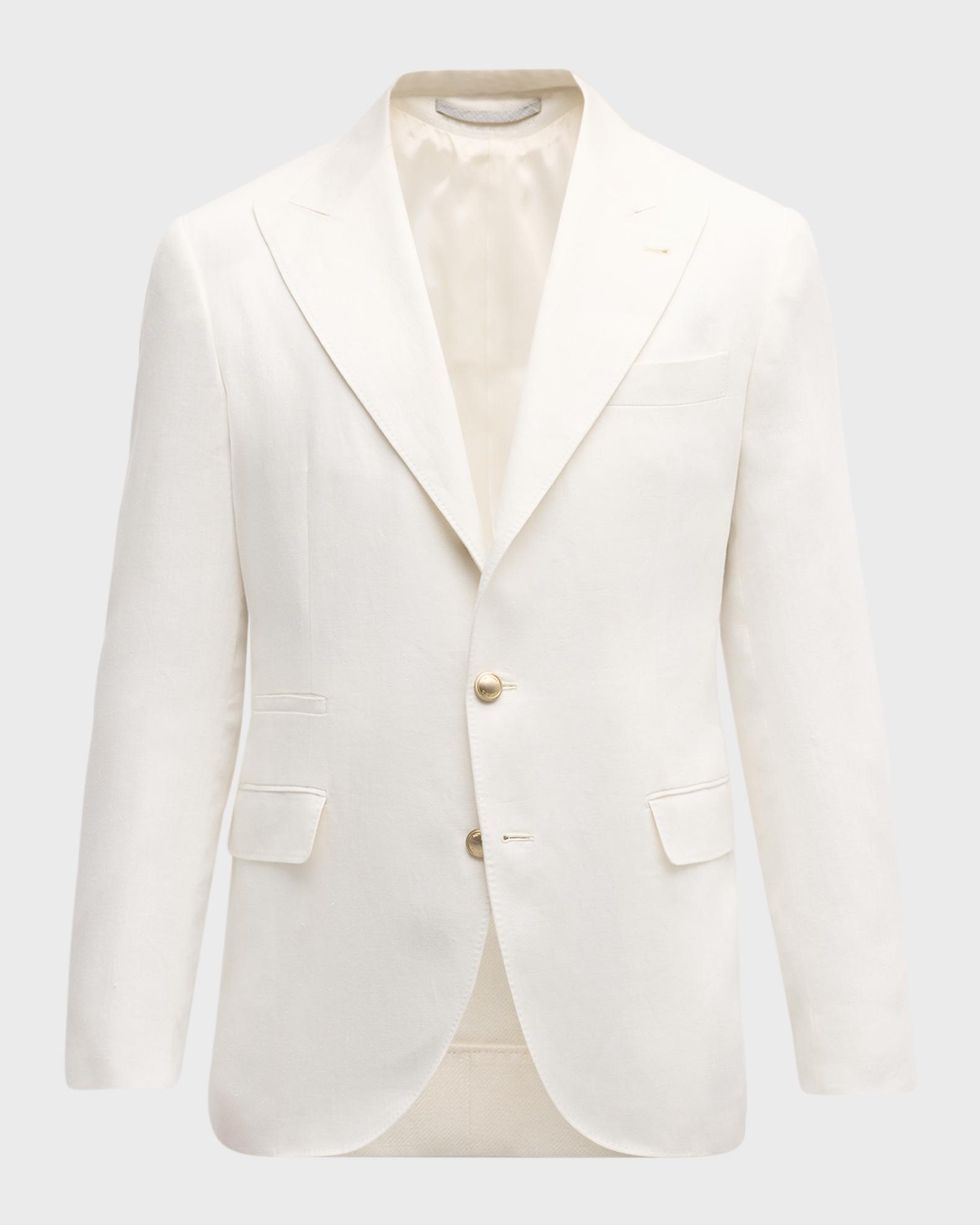 Brunello Cucinelli Men's Exclusive Linen Sport Jacket | Neiman Marcus