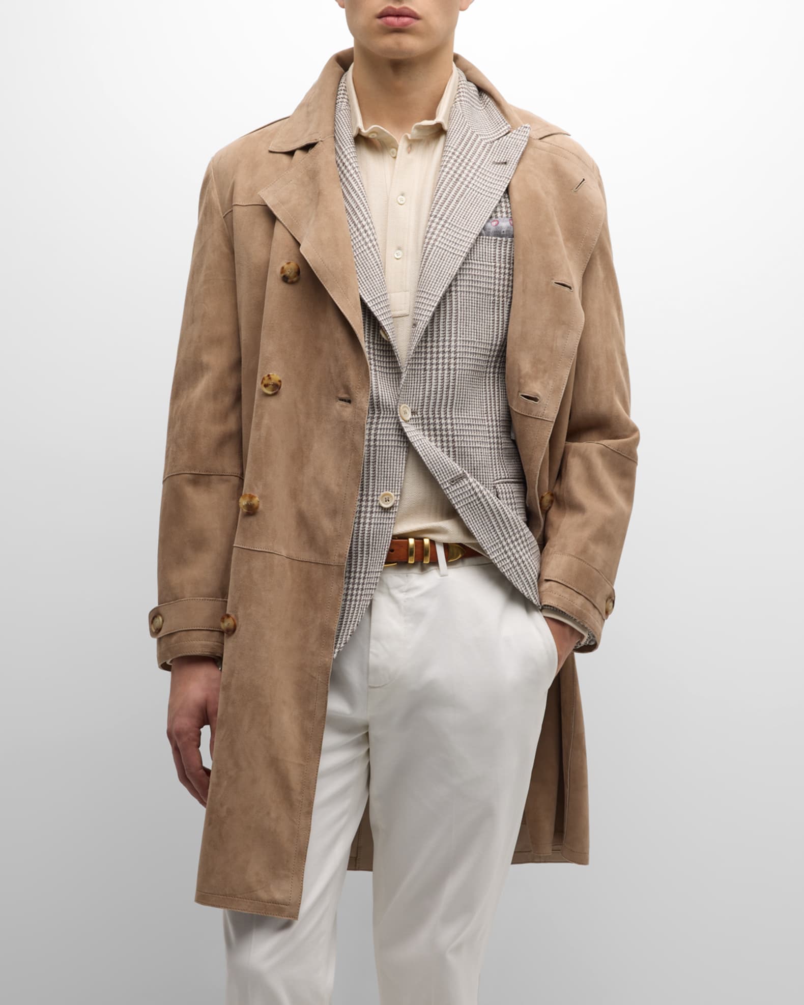 Suede overcoat mens shop