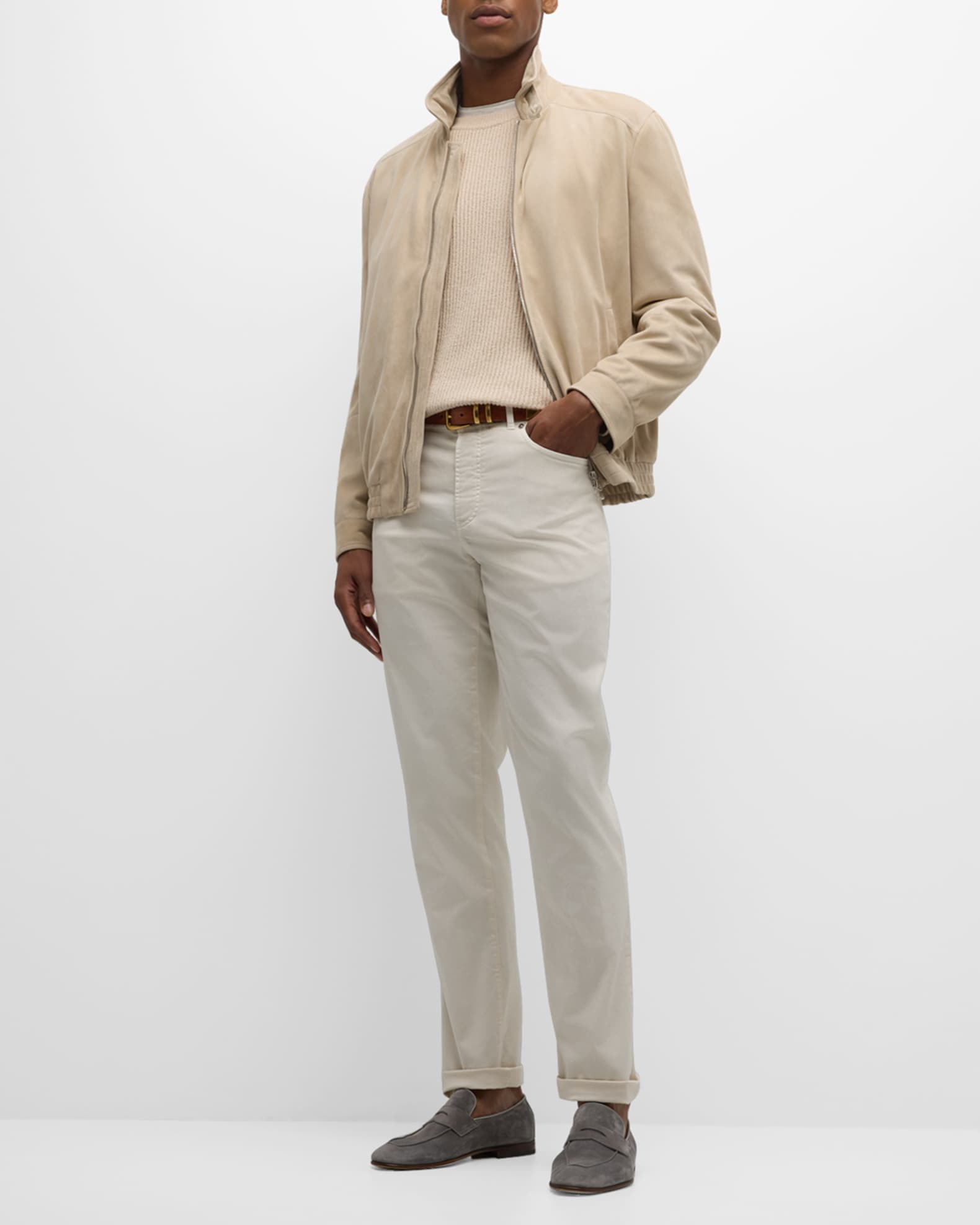Men's Straight-Fit 5-Pocket Pants 1