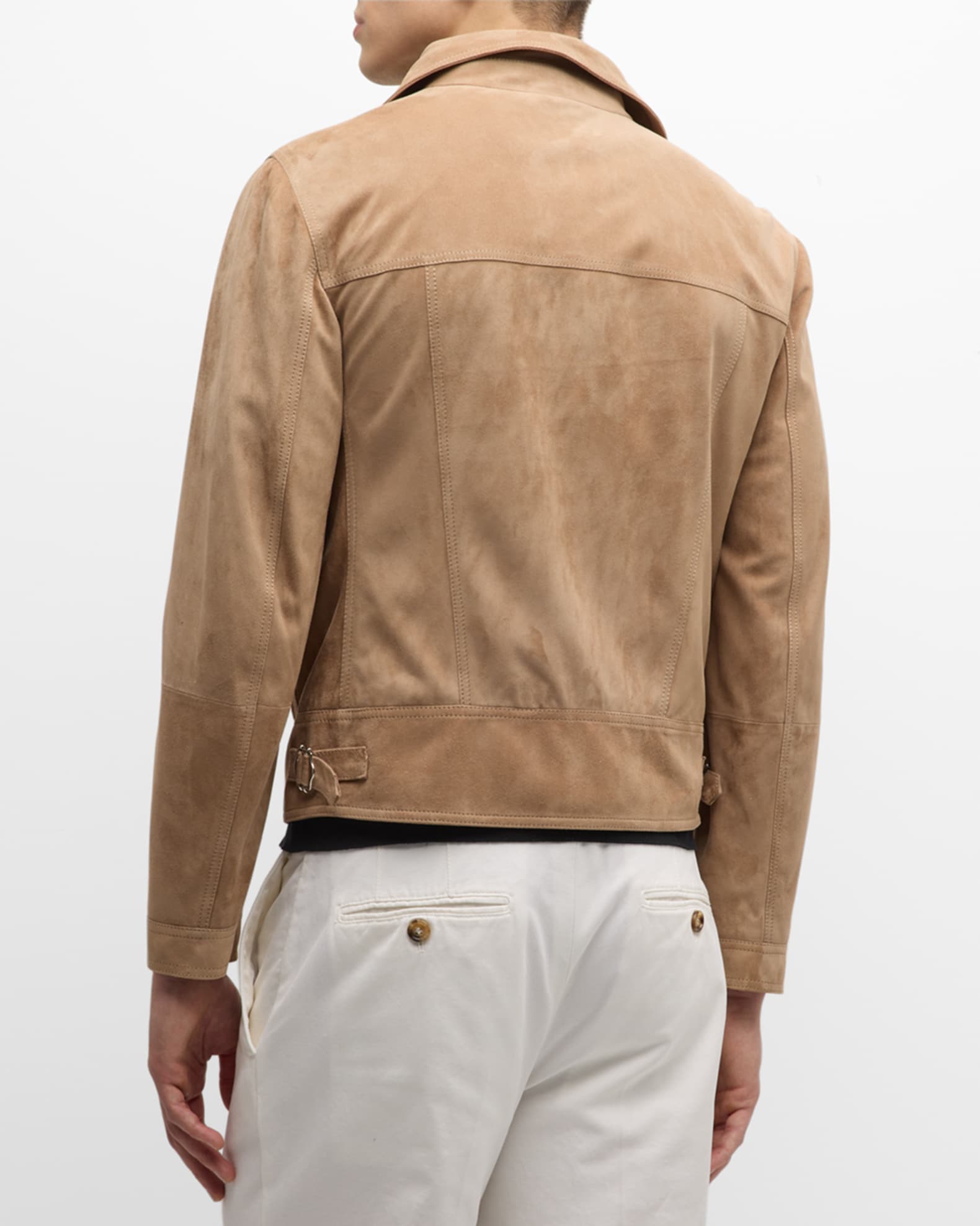 Brunello Cucinelli Suede Jacket - Men's XXL