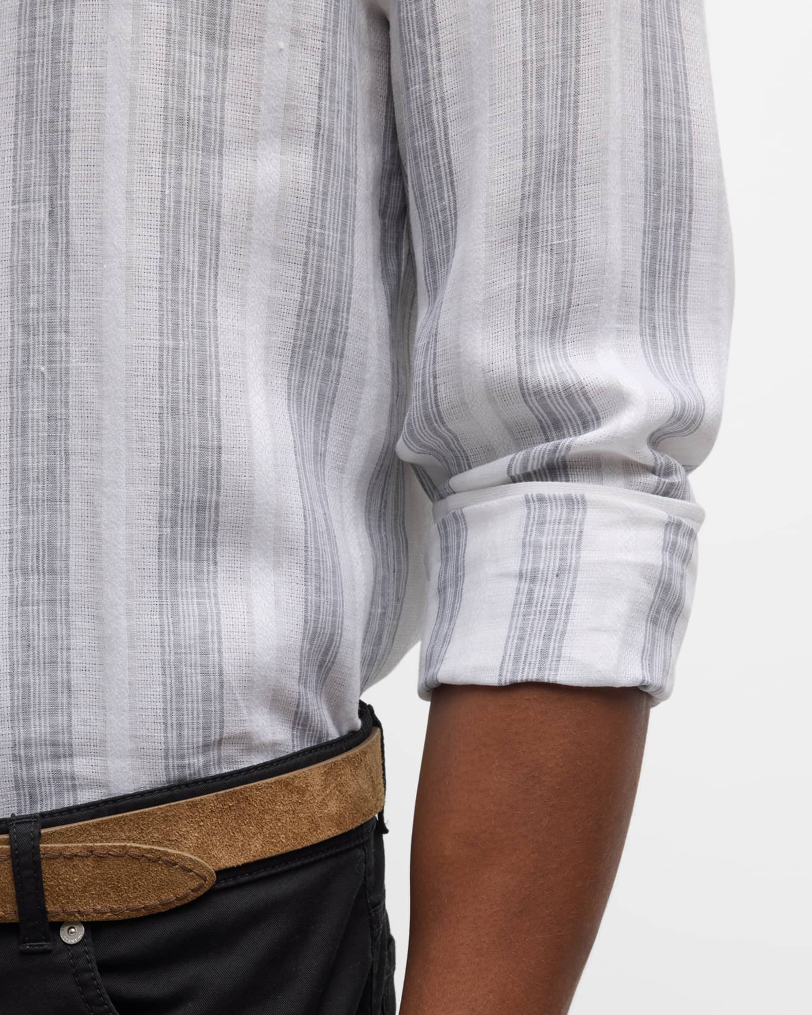 Brunello Cucinelli Multicolor Linen T-Shirt