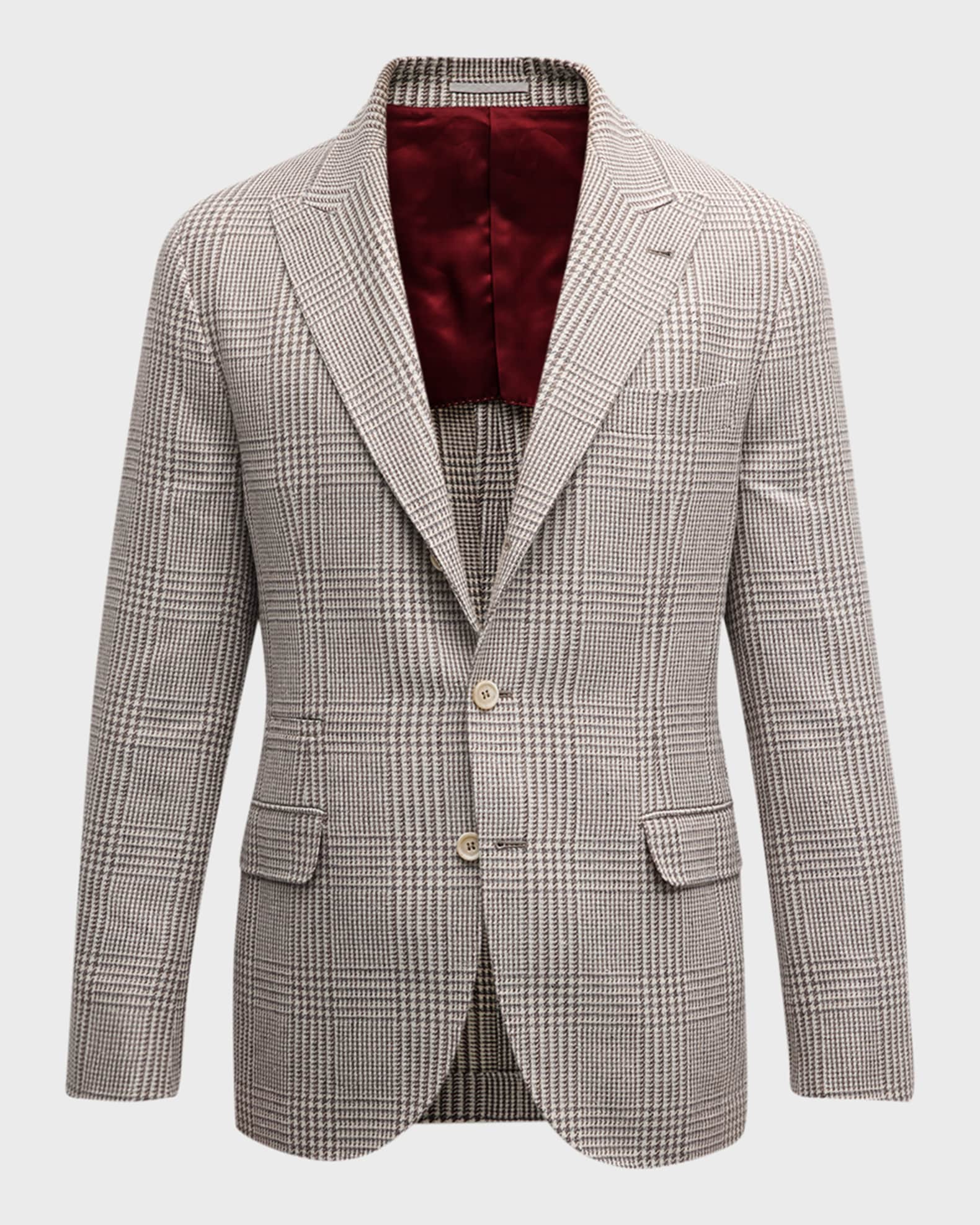 Glen plaid blazer mens hotsell