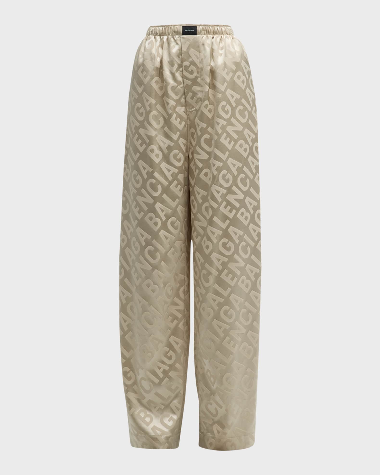パンツ Balenciaga Logo Print Large Pyjama Pants Balenciaga Logo Strips Pyjama Pants | Saks Fifth Avenue