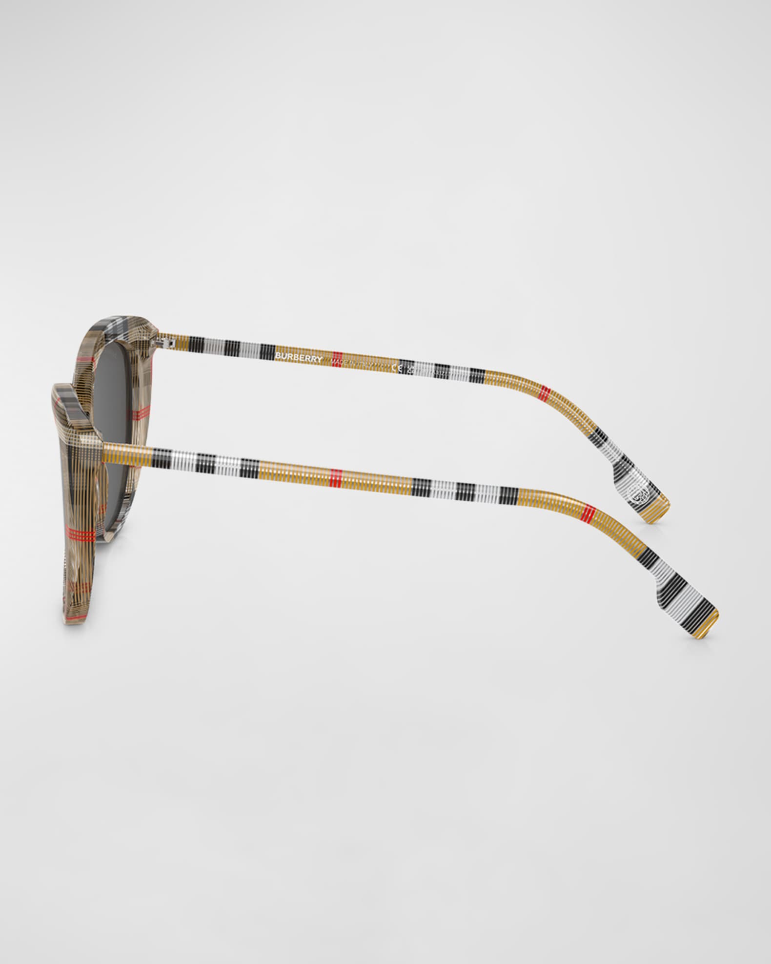 Check Acetate Cat-Eye Sunglasses  1