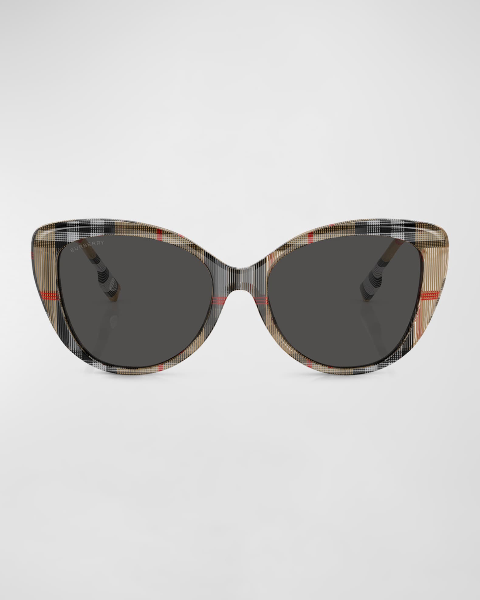 Burberry cat eye check sunglasses top