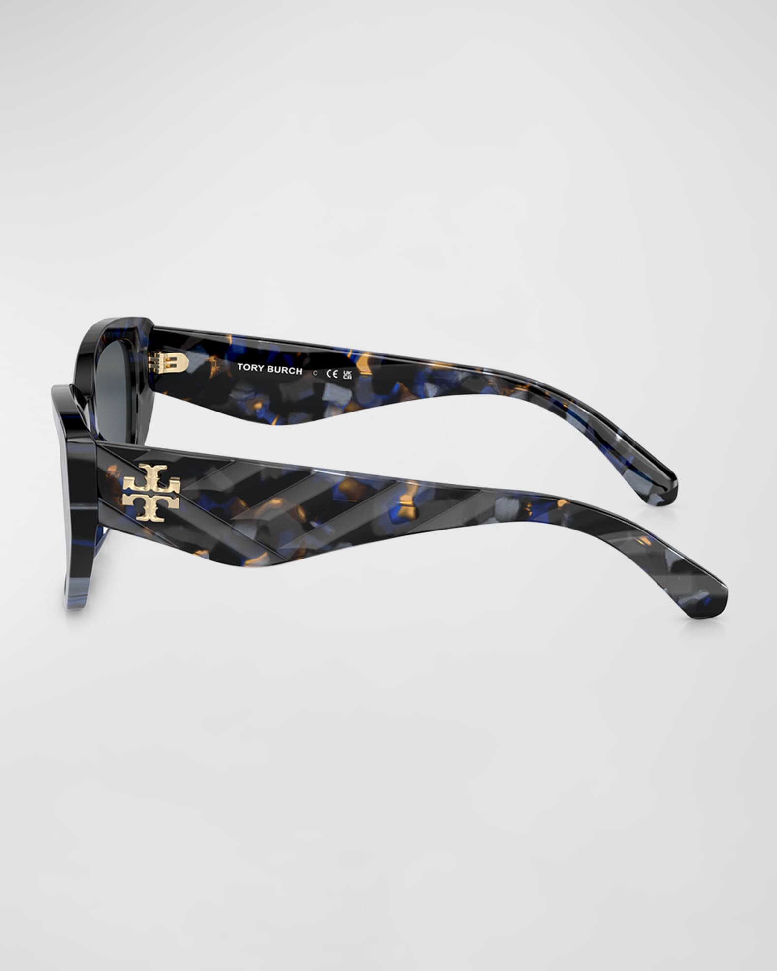 Kira Quilted Acetate Cat-Eye Sunglasses  1