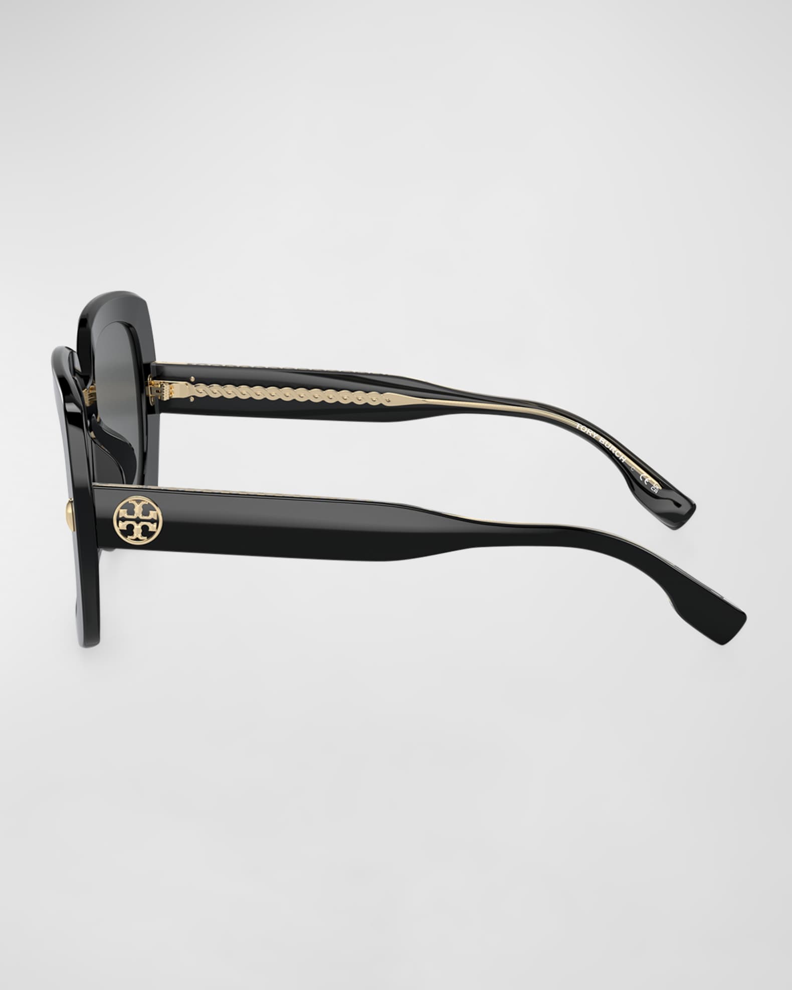 Logo Acetate Square Sunglasses  1