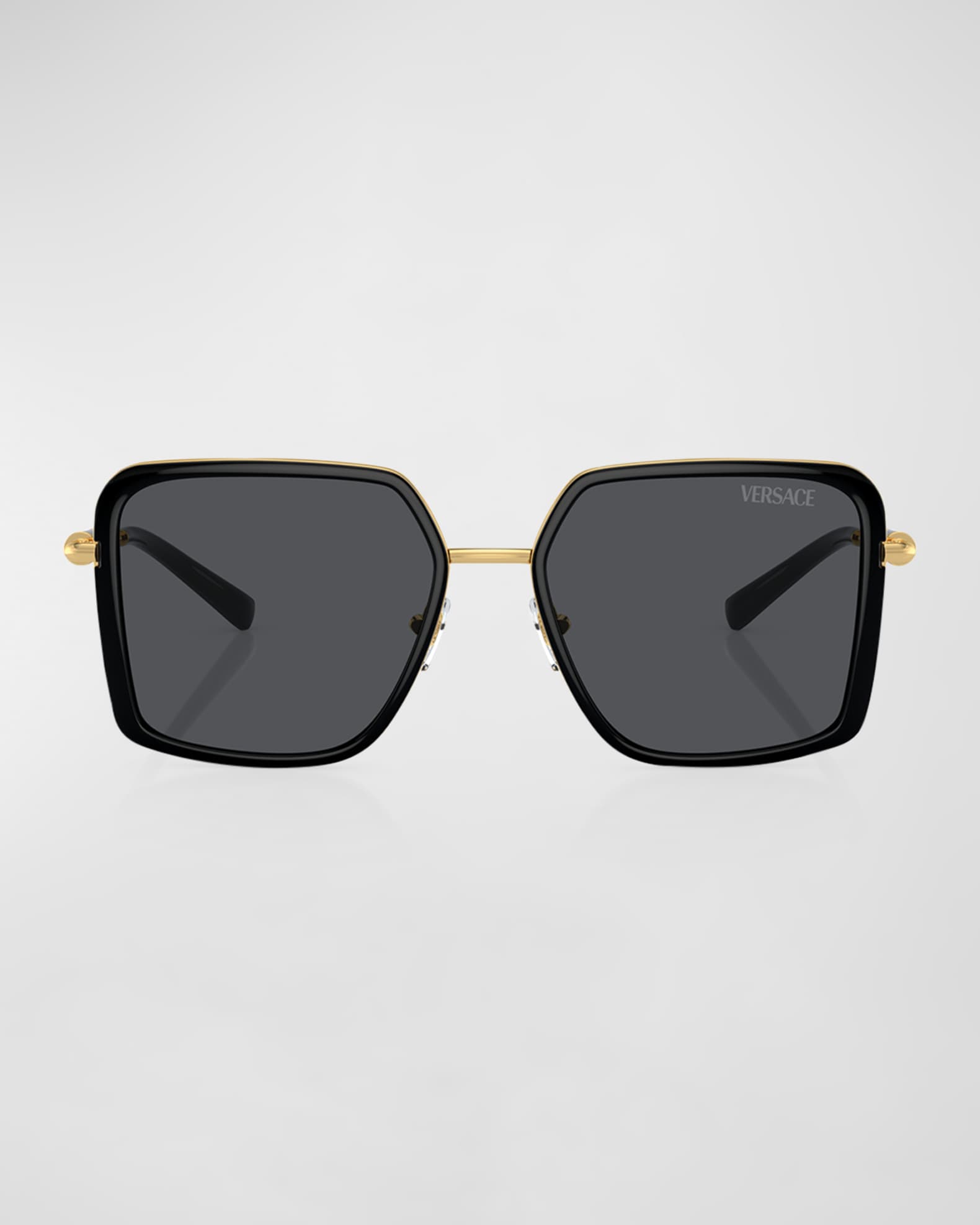 Versace sale hexagon sunglasses
