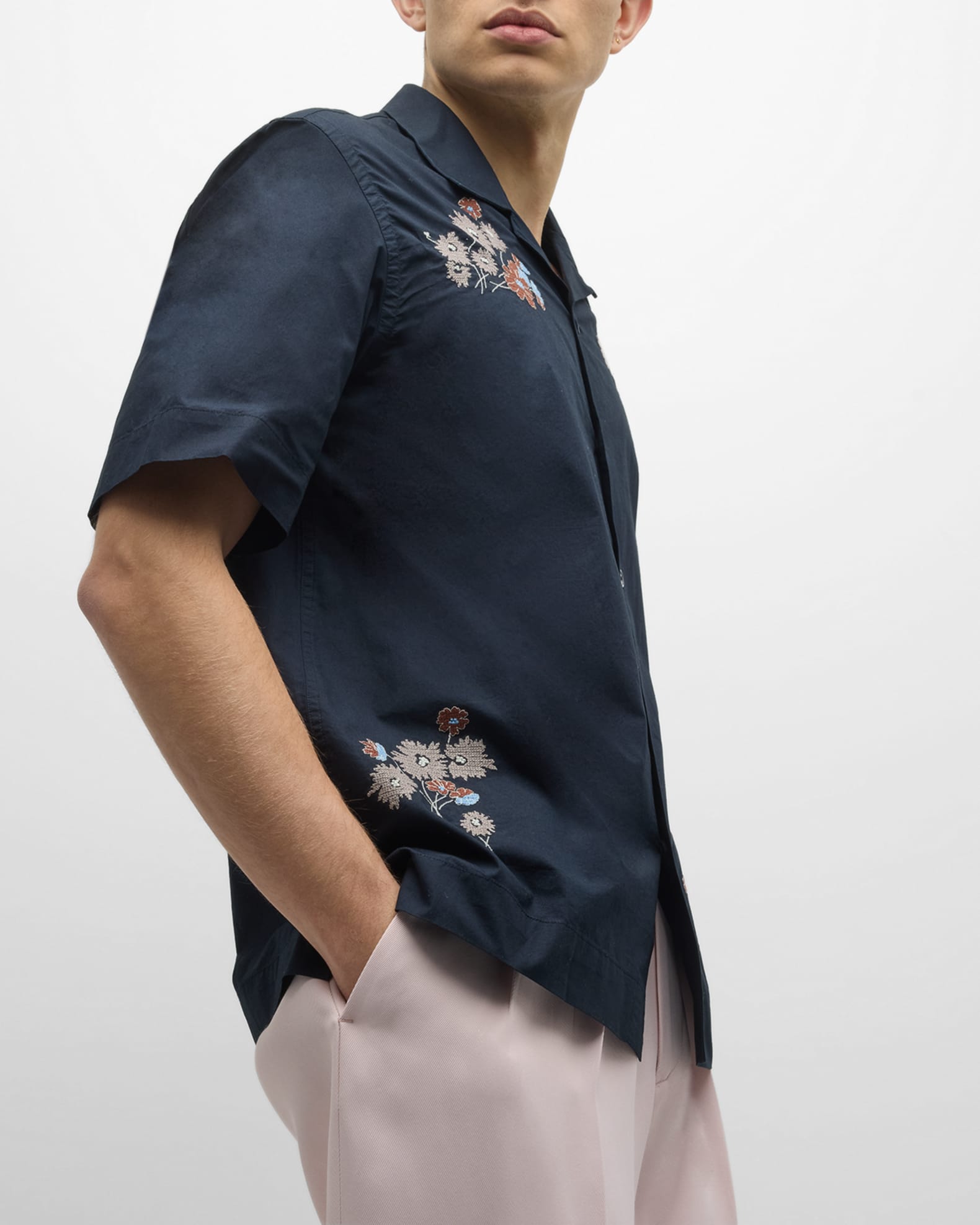 Paul Smith Men's Abstract Print Camp Shirt main image 0
