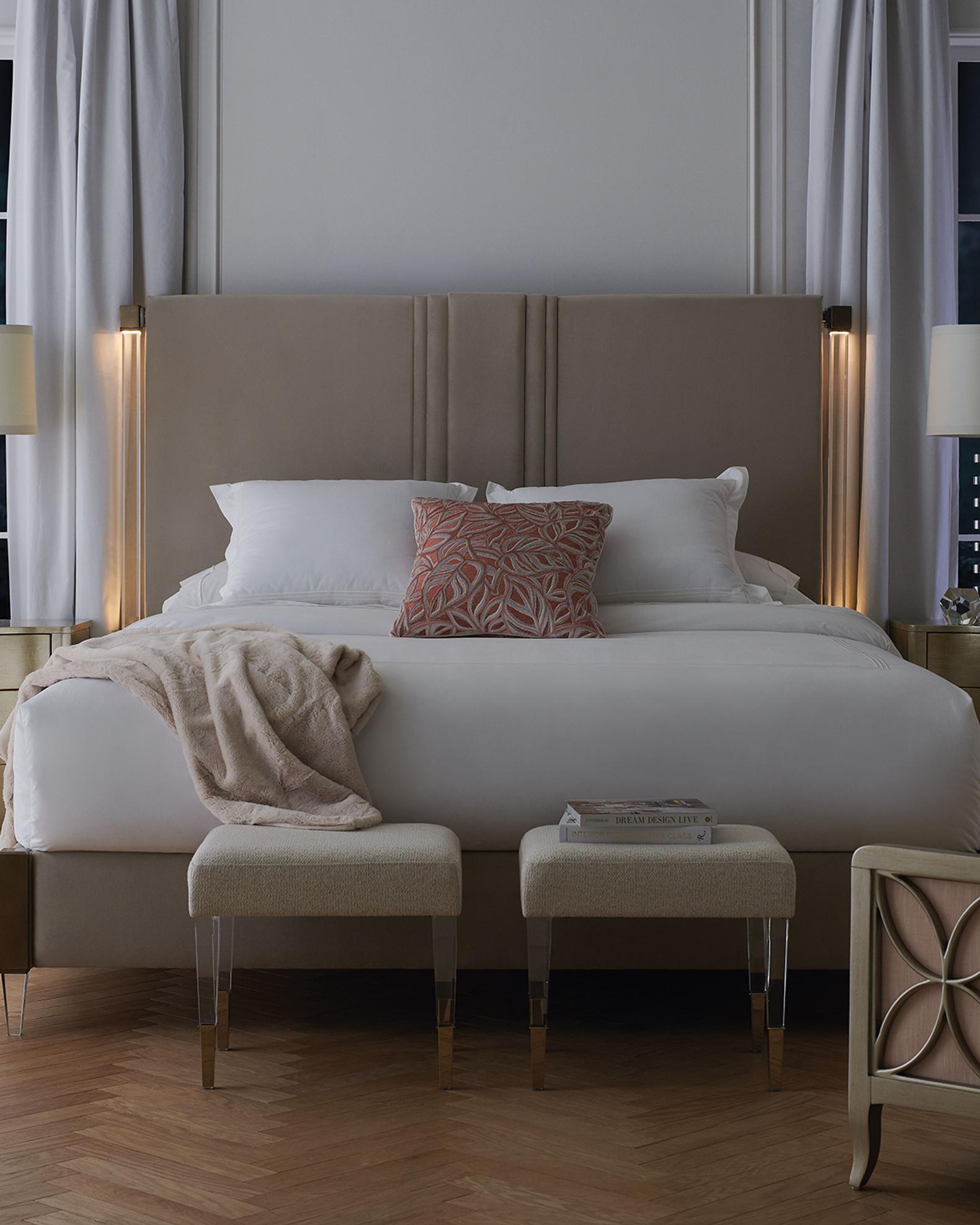 Caracole Light Up Your Life King Bed | Neiman Marcus