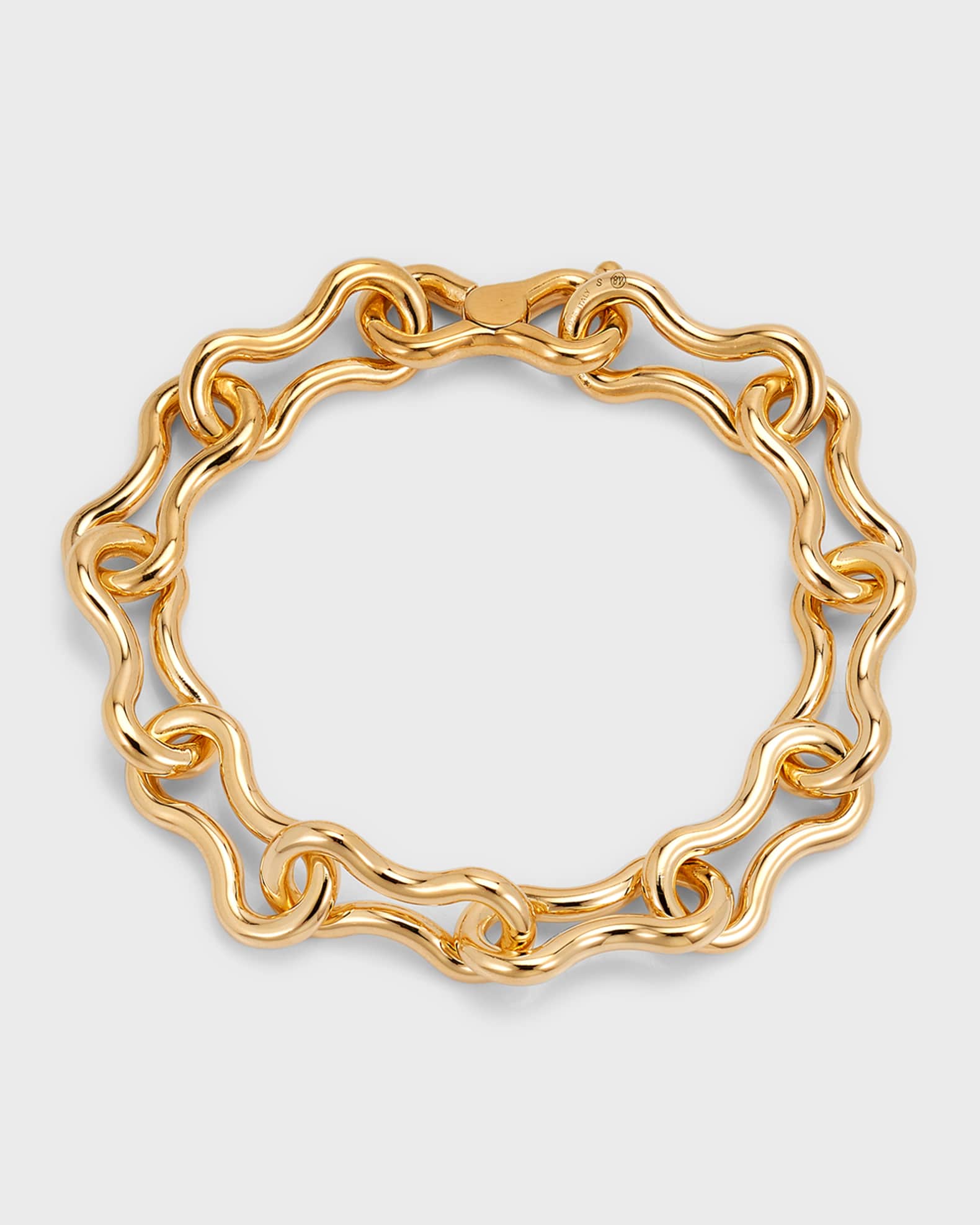 Bottega Veneta Nest Chain Bracelet, Gold