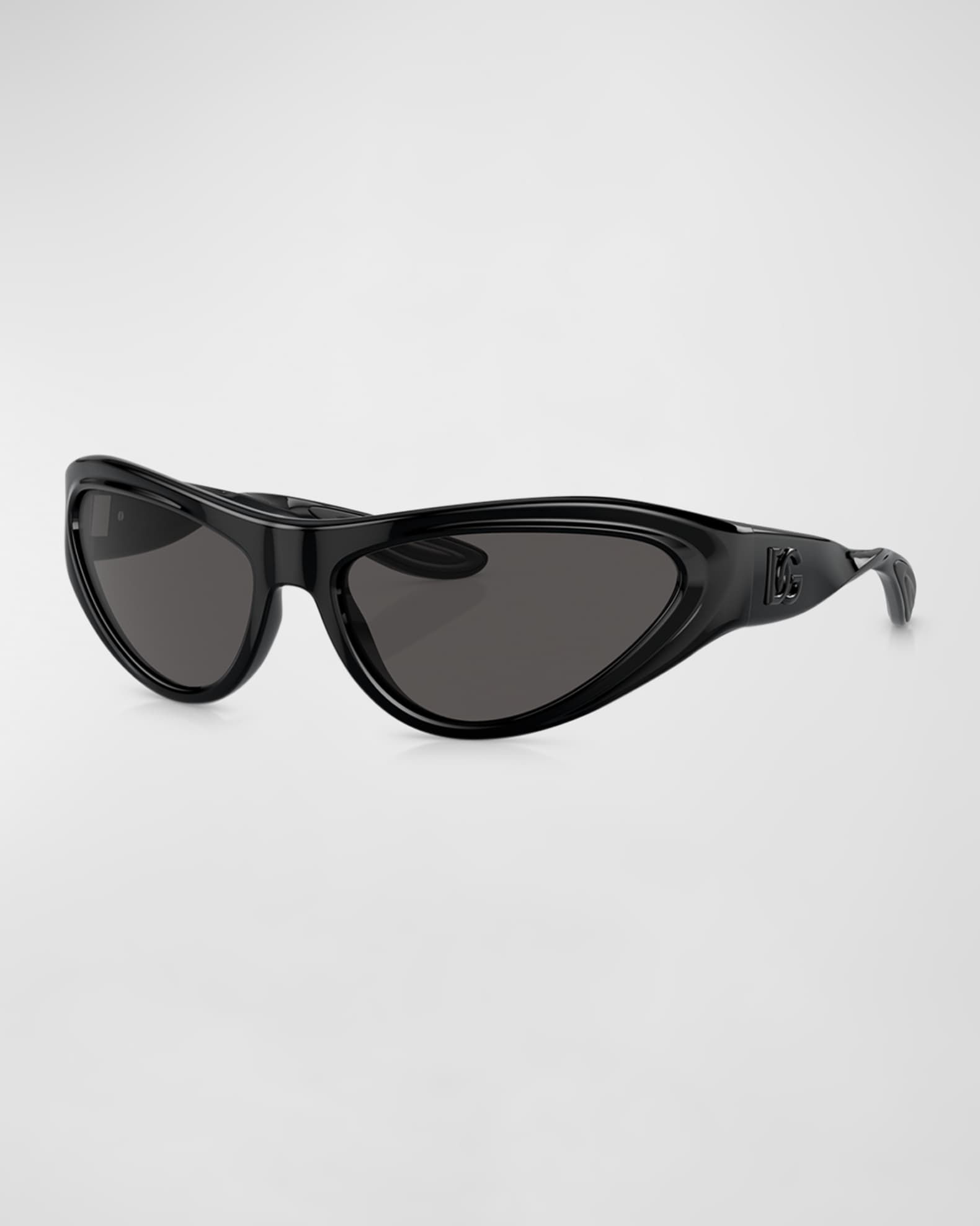 Dolce&Gabbana Men's Plastic Wrap Sunglasses