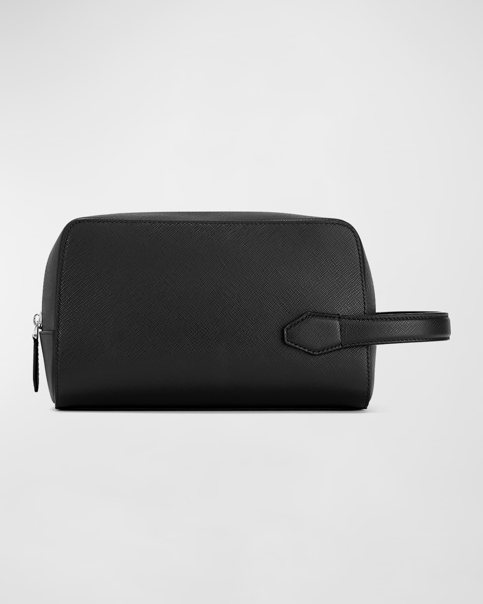 Montblanc Men s Sartorial Saffiano Leather Toiletry Bag Neiman Marcus