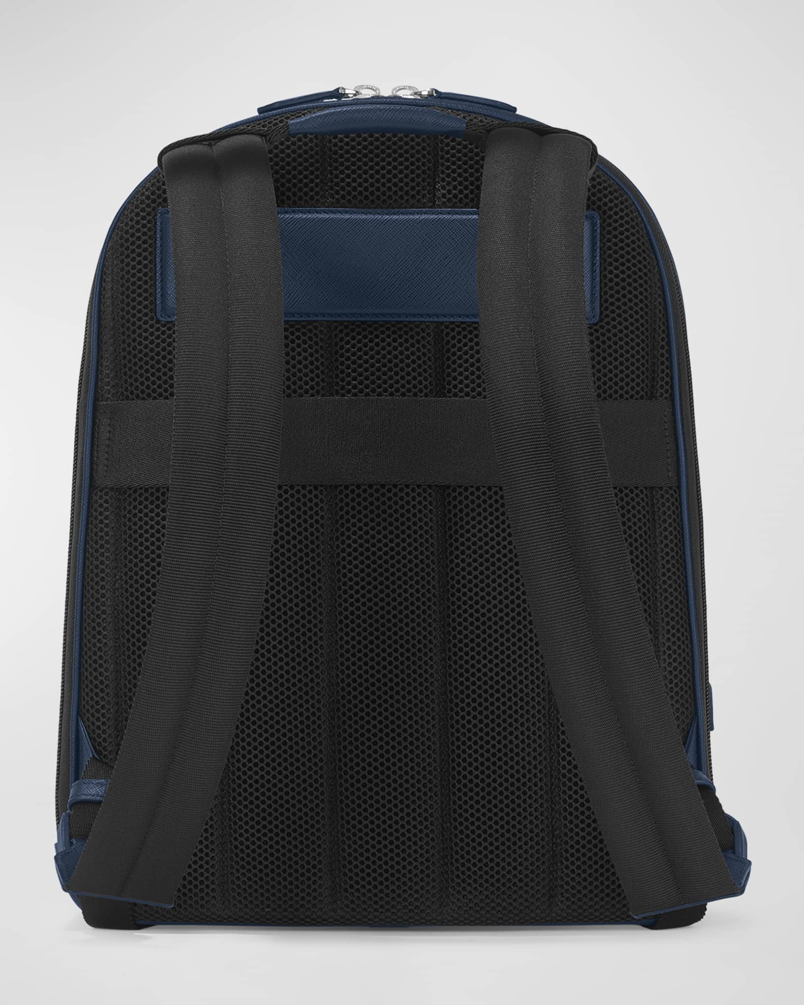 Men s Sartorial Medium 3 Compartment Saffiano Leather Backpack