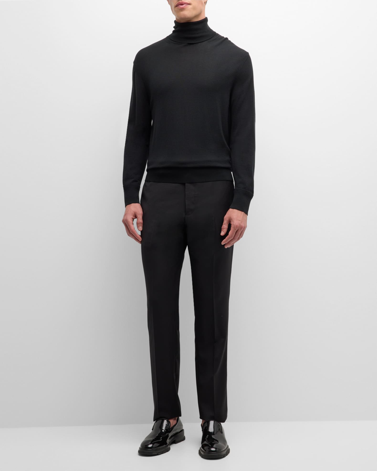 Wool Wide Leg Pants by Emporio Armani | Rent the Runway
