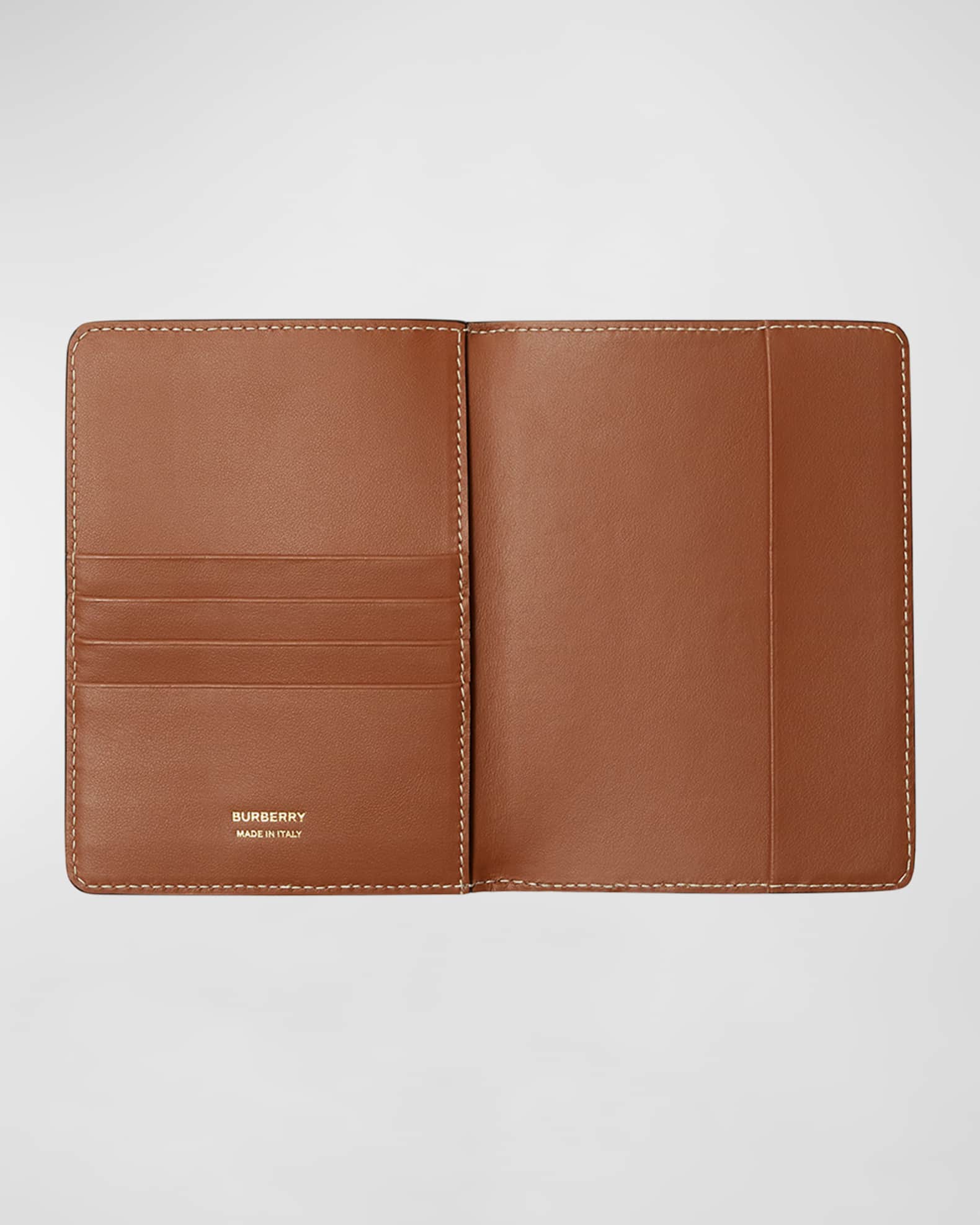 Burberry Check Bifold Passport Holder Neiman Marcus