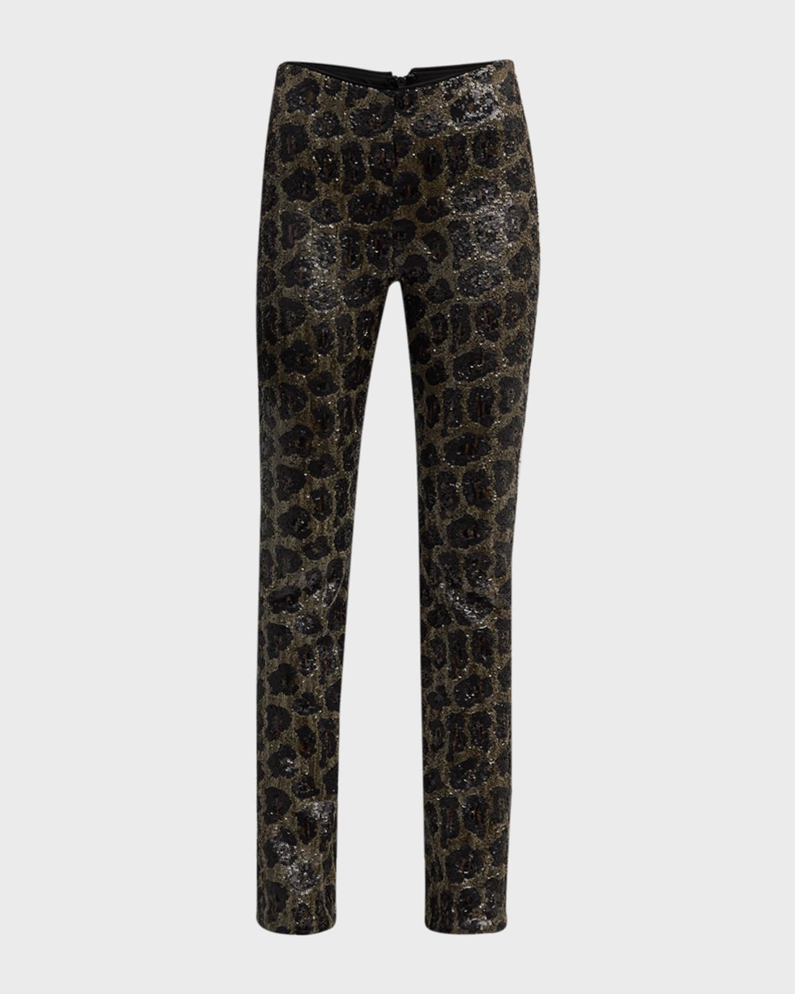Le Superbe Keith Cheetah Sequin Pants Neiman Marcus
