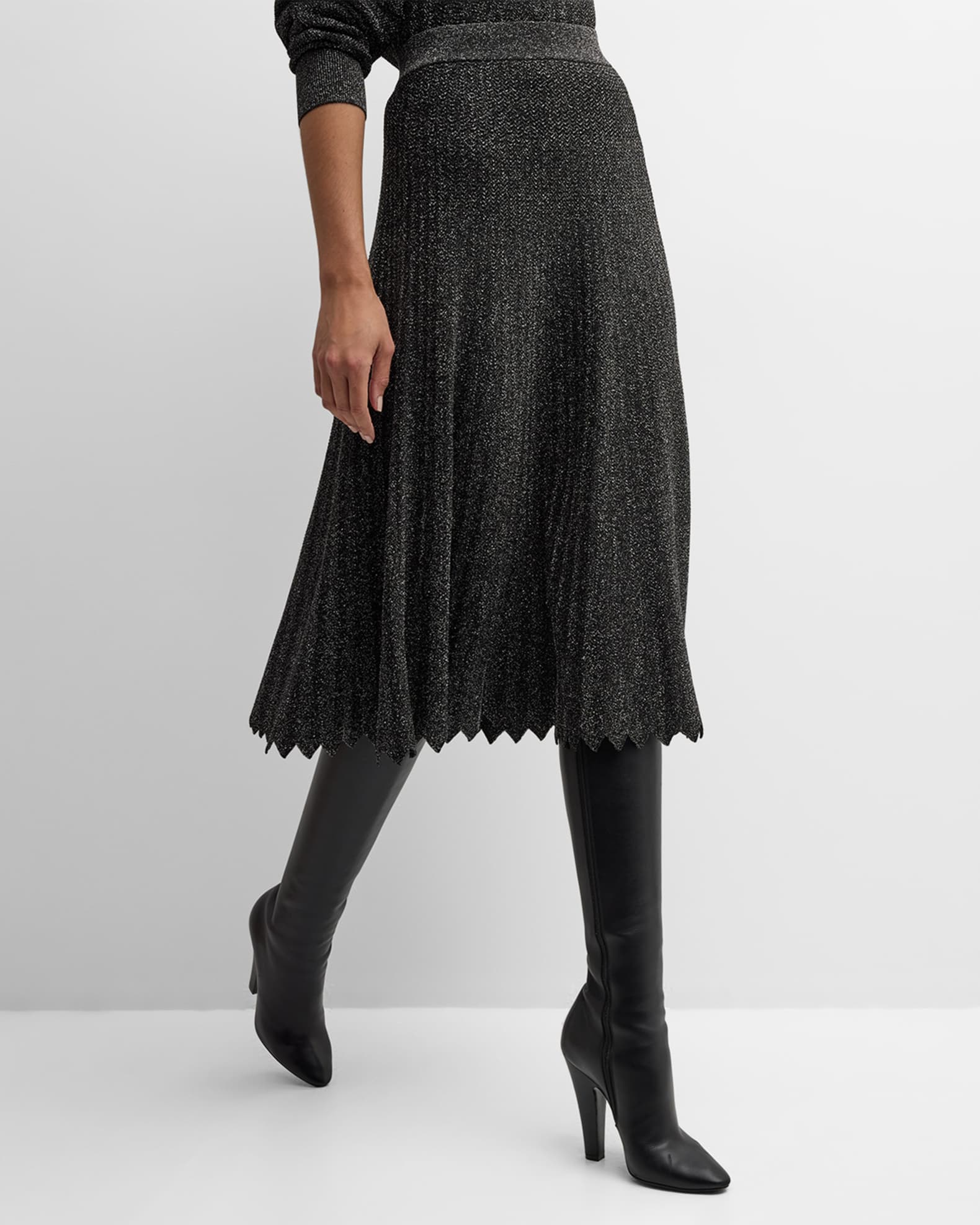 Elie Tahari Black A-Line Skirts