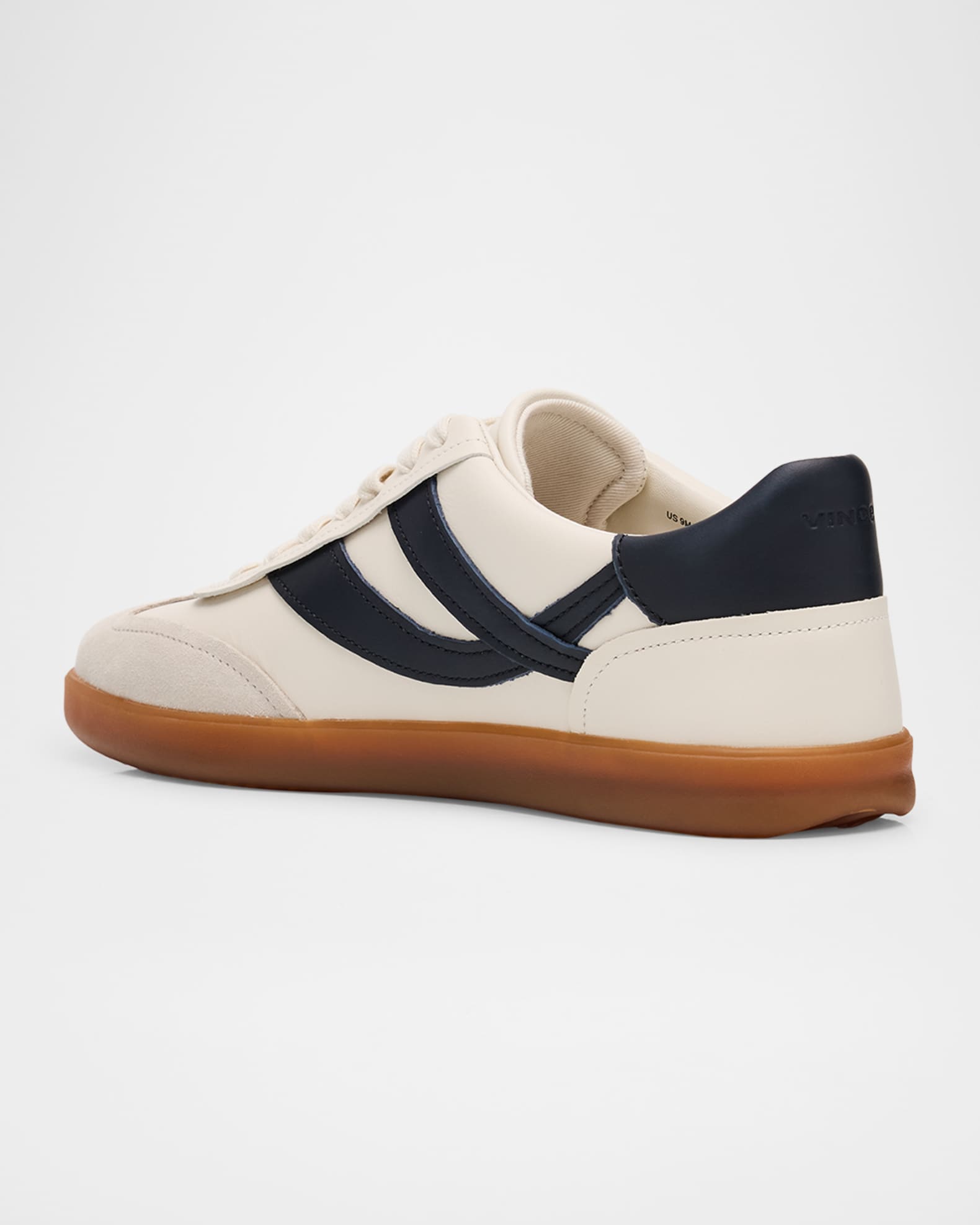 Vince Oasis Mixed Leather Retro Sneakers | Neiman Marcus