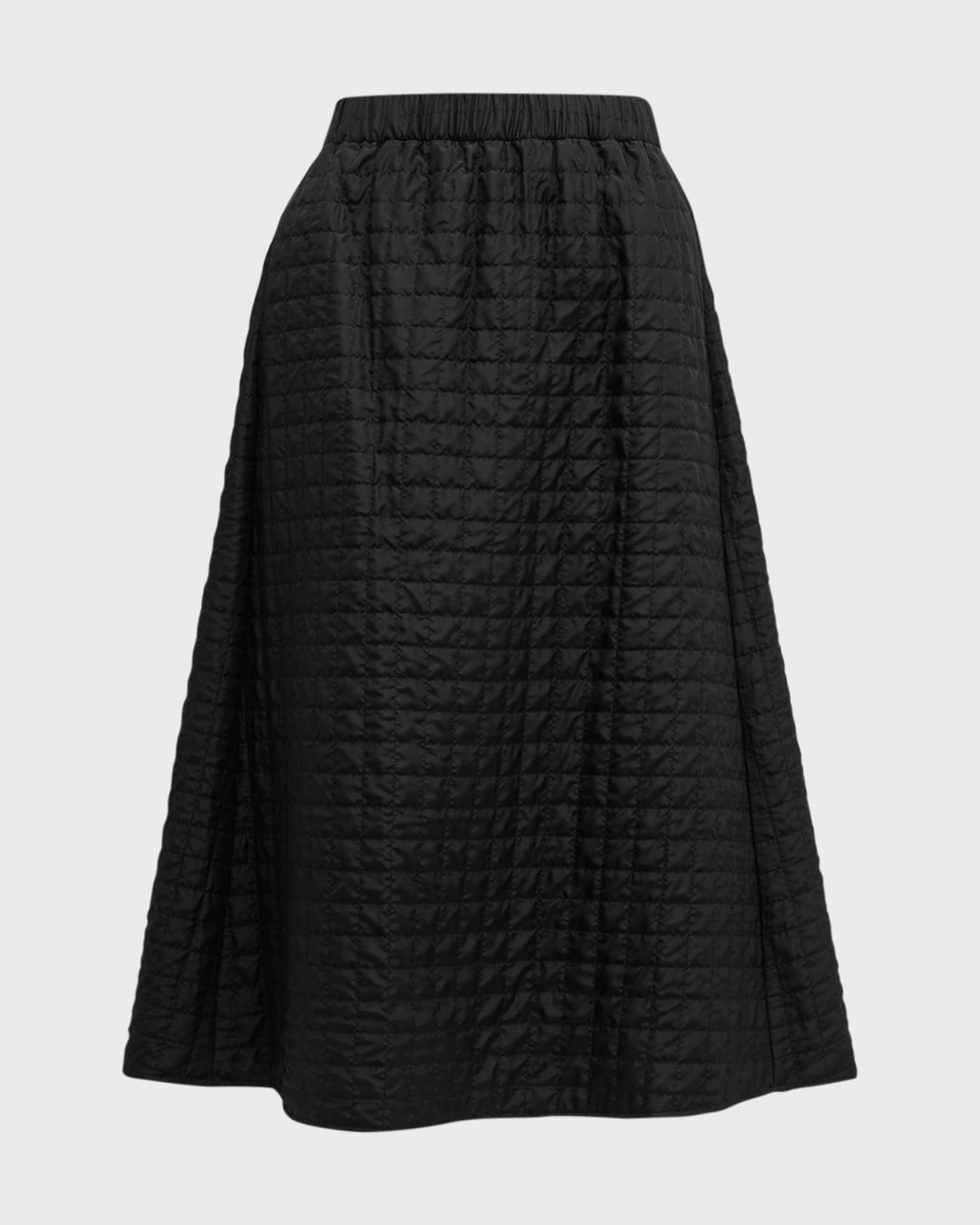 Silk midi online skirt quilt