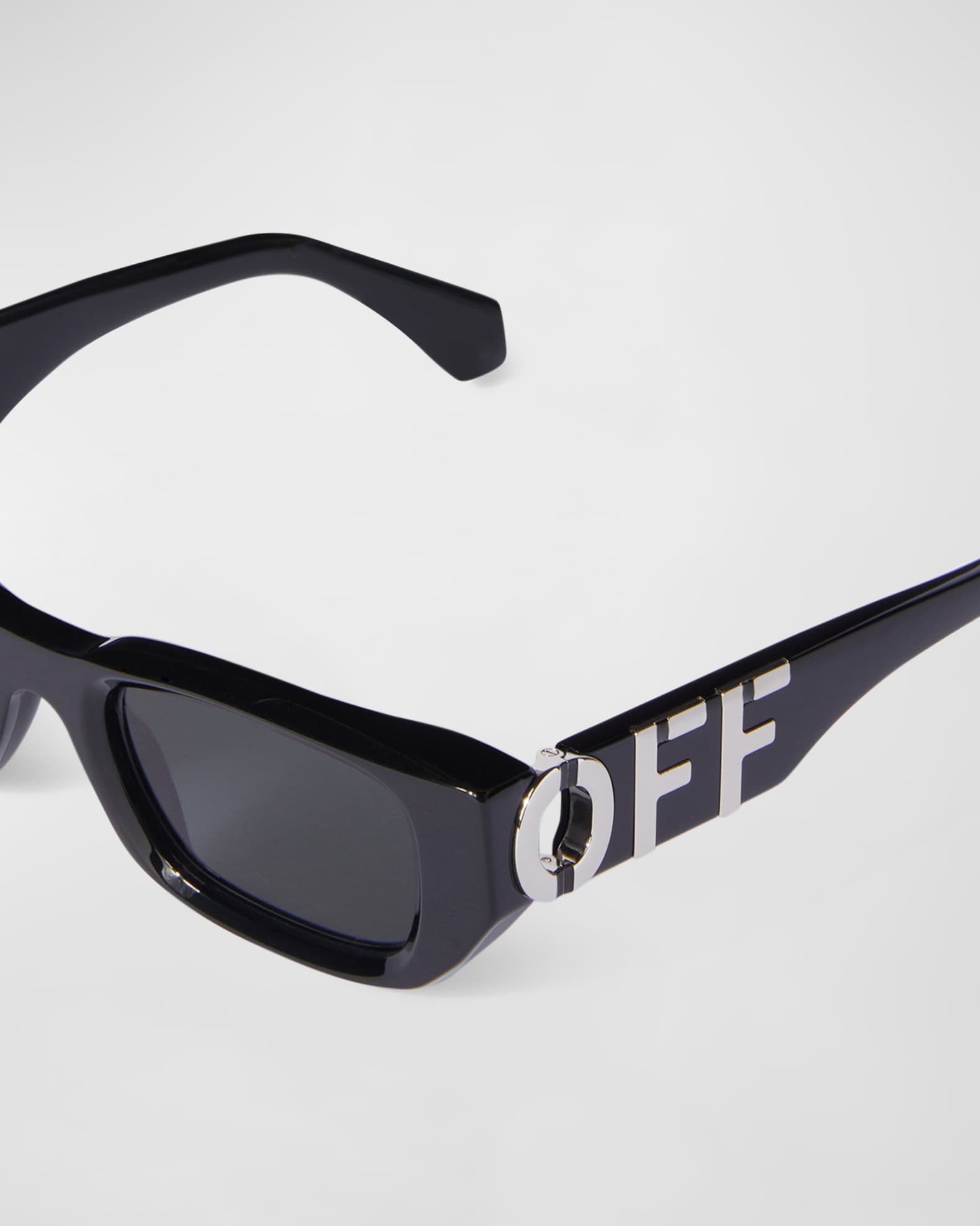 Off white rectangle sunglasses new arrivals
