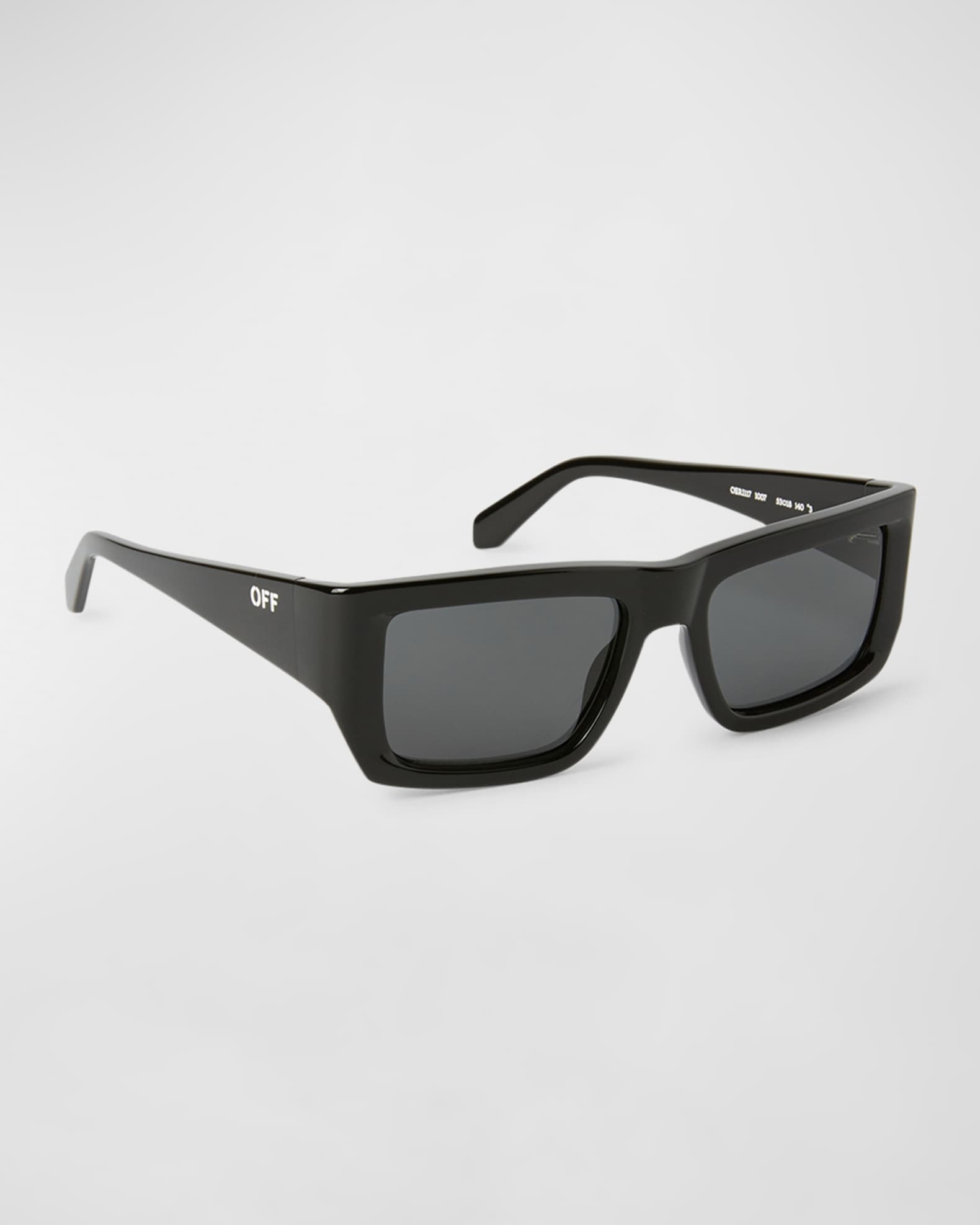 Men's Prescott Acetate Rectangle Sunglasses 0