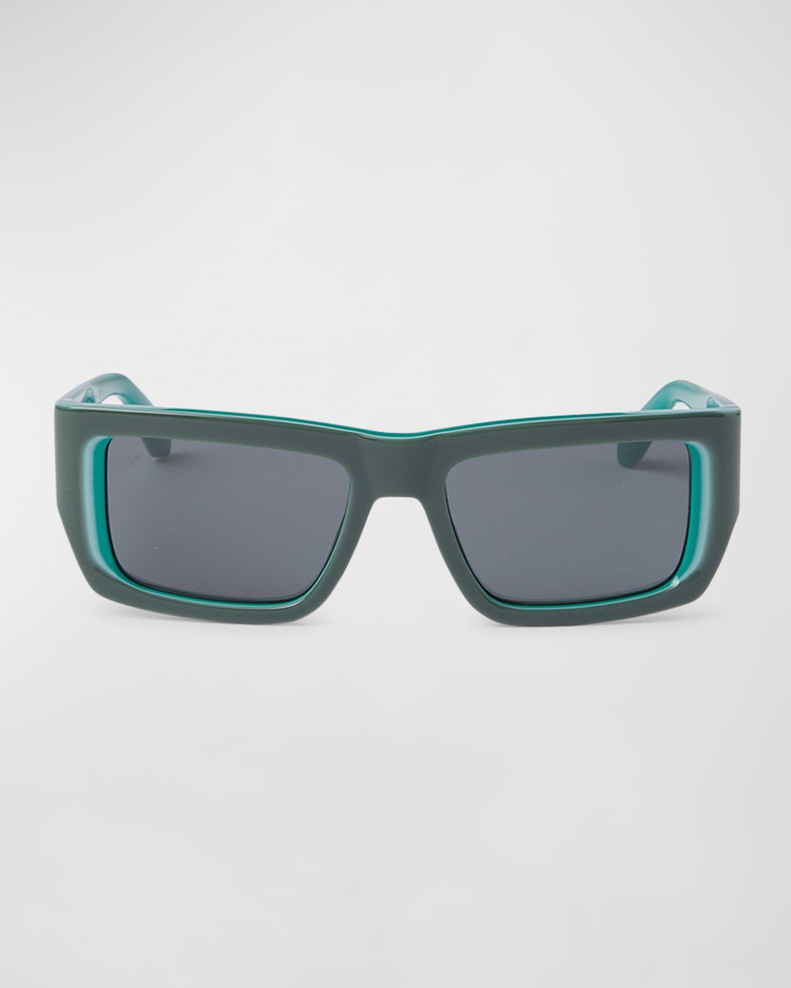 Men's Prescott Acetate Rectangle Sunglasses 1