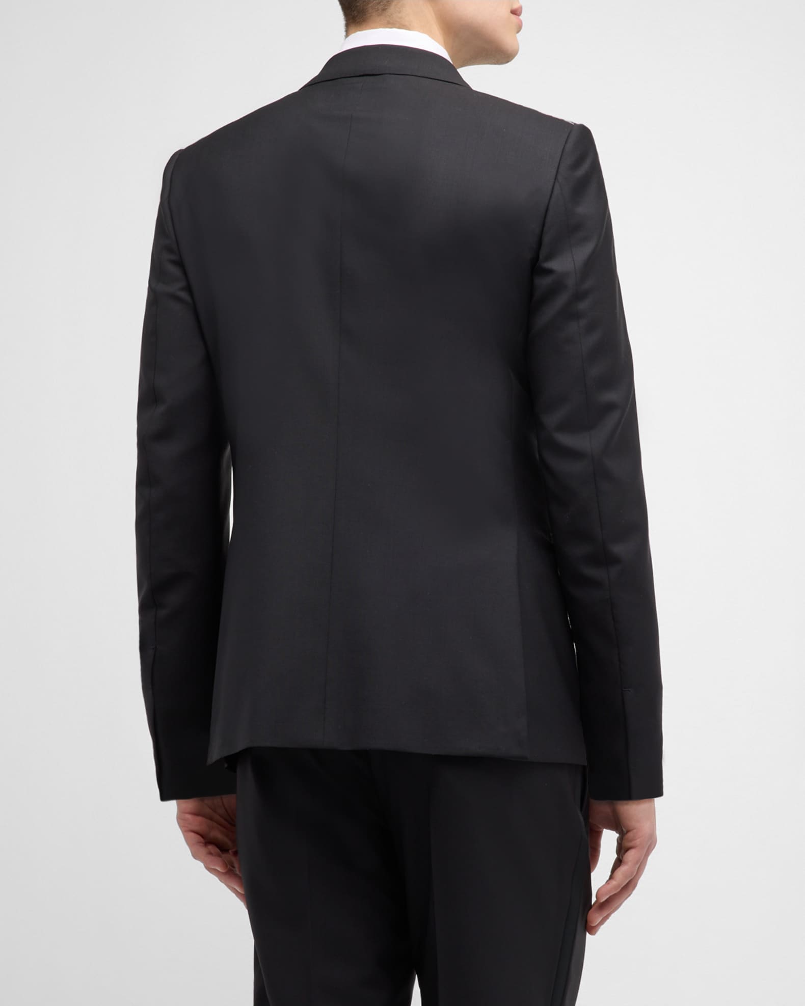 ZEGNA Men's Wool-Mohair Solid Tuxedo | Neiman Marcus