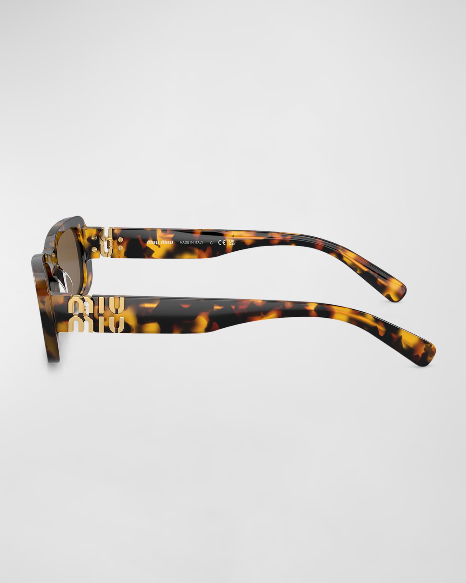 Logo Acetate Rectangular Sunglasses 1