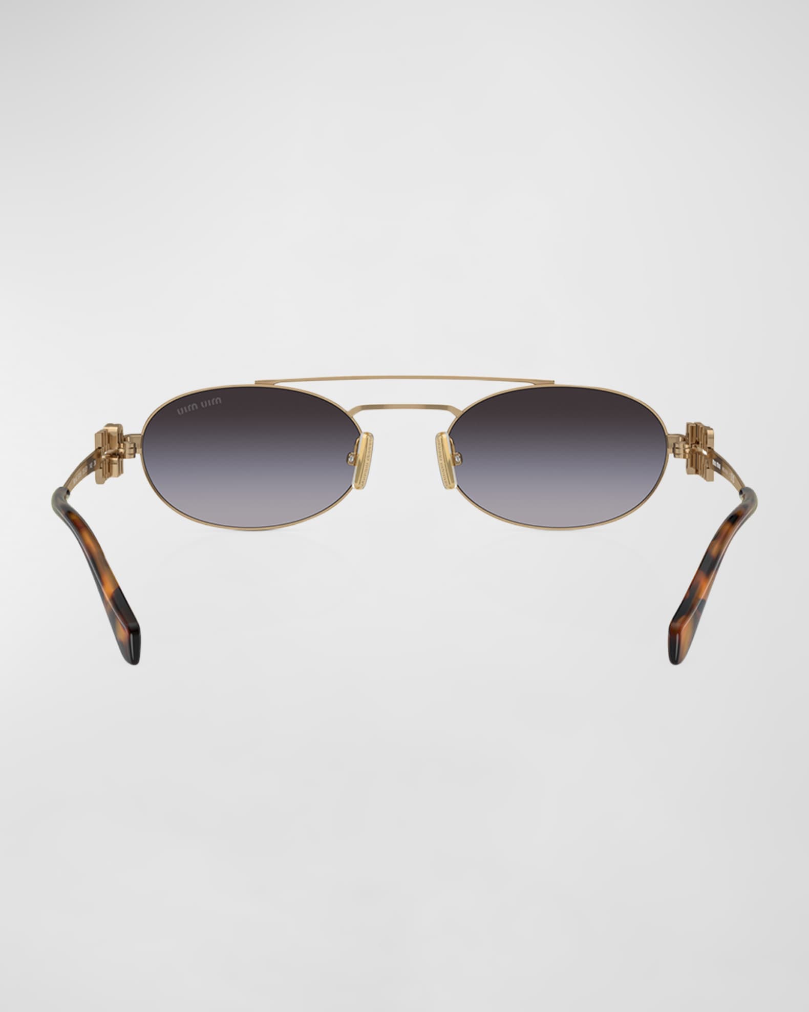 【MIU MIU】お買得★ OVAL サングラス Miu Miu Metal Oval Sunglasses | Neiman Marcus