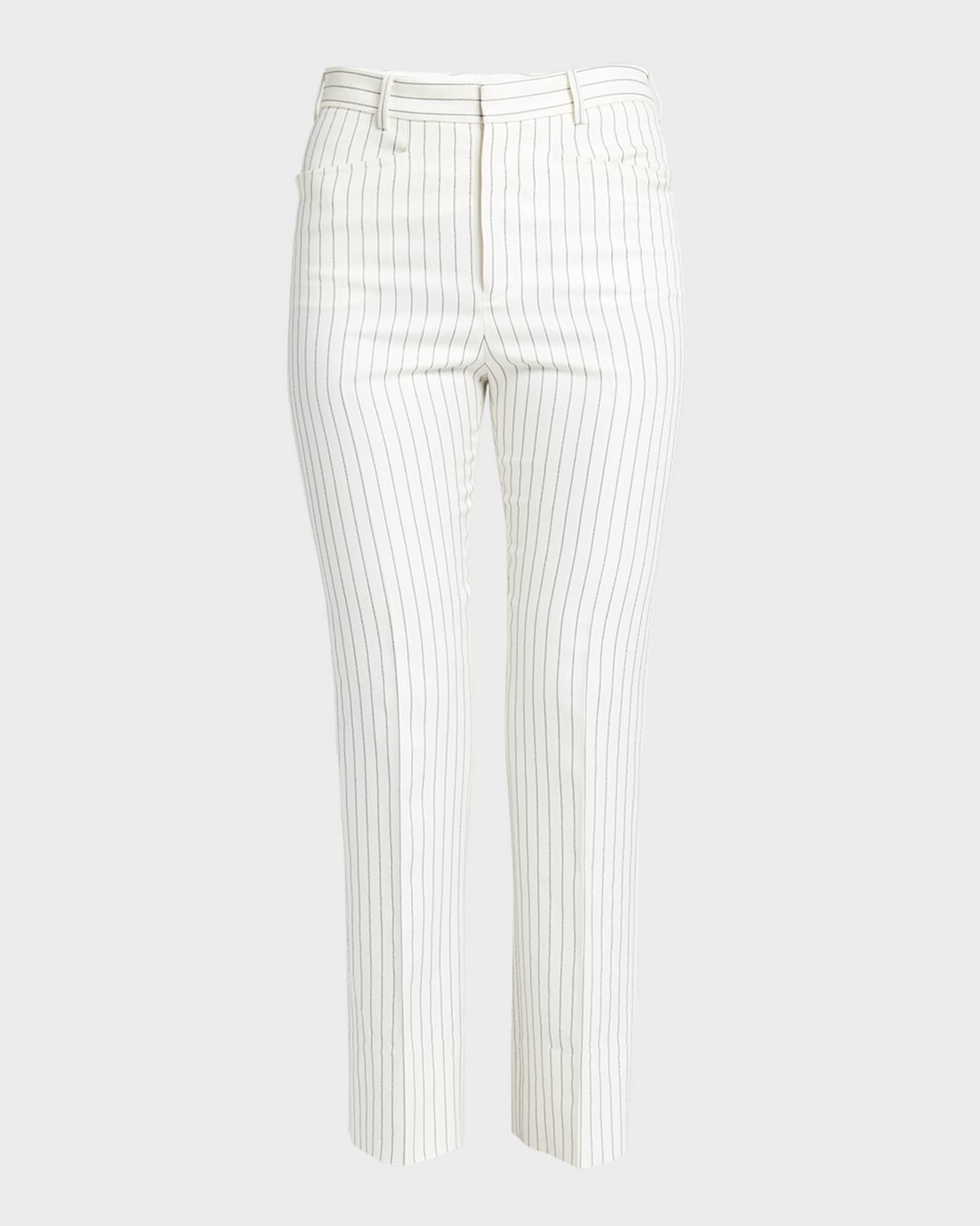 Pinstripe best sale ankle pants