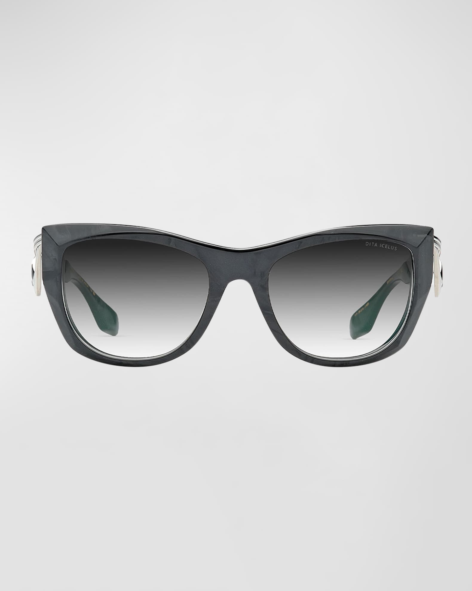 Icelus Acetate & Titanium Cat-Eye Sunglasses  0