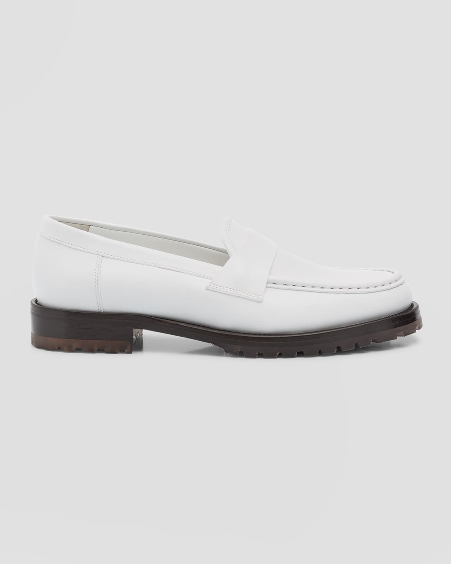 Manolo Blahnik Tirandanu Leather Classic Loafers