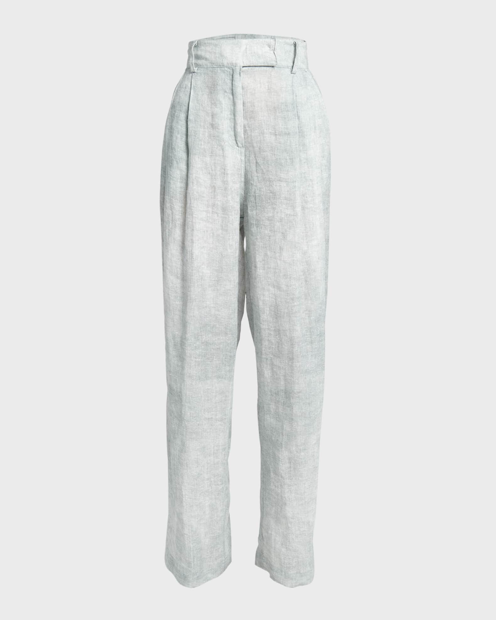 Armani linen pants on sale