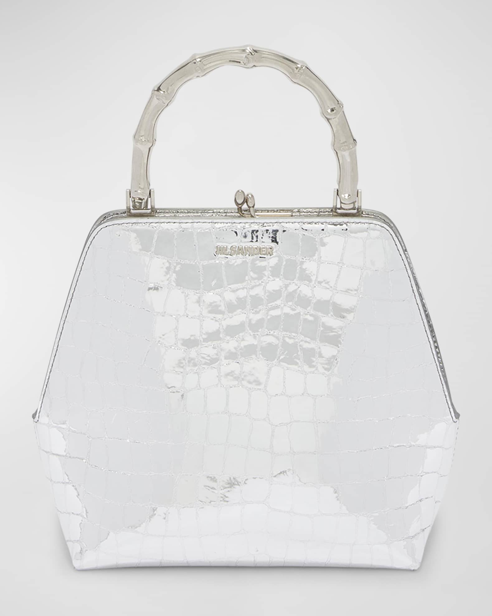 Croco Luxe Cube Bag