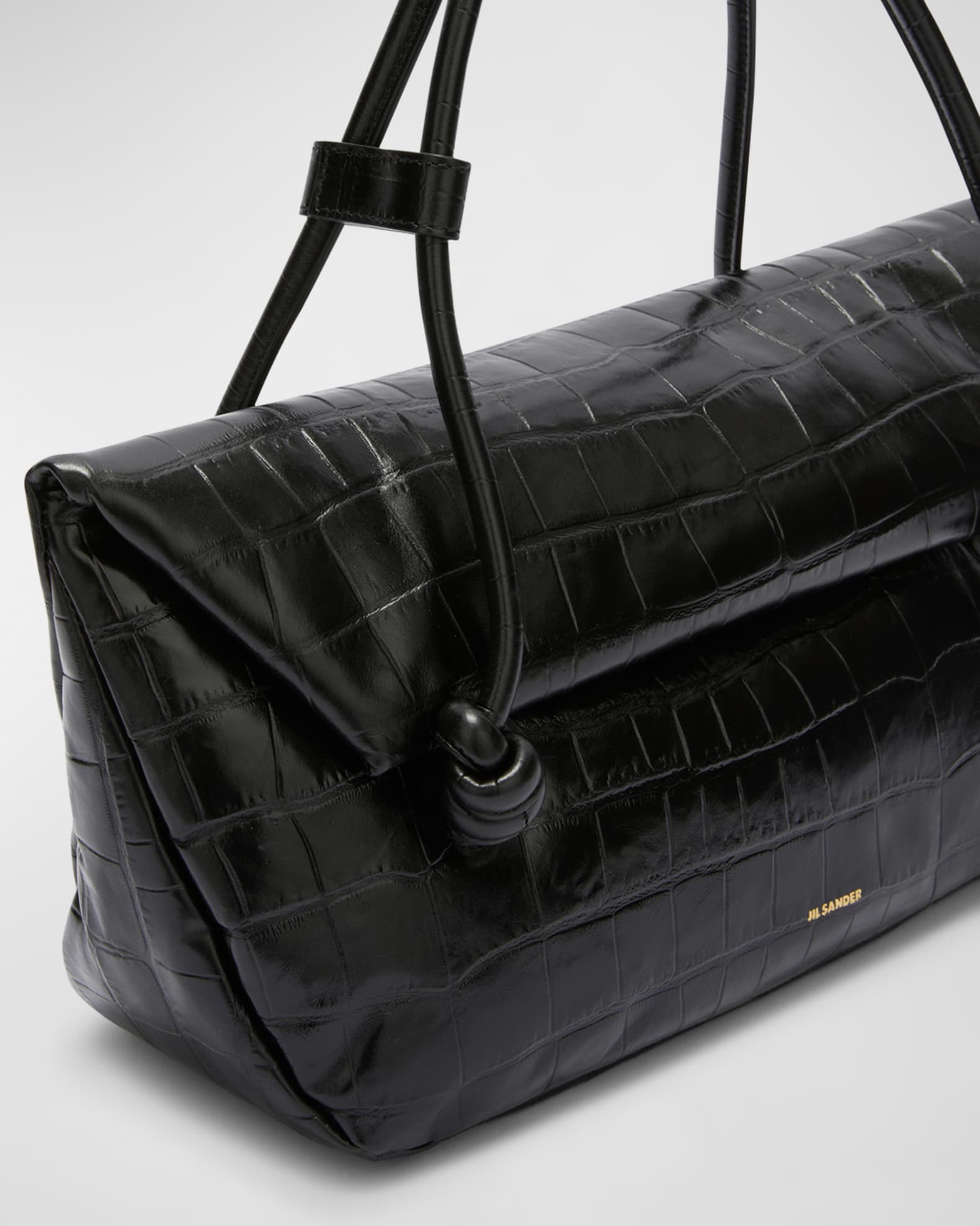 Crocodile print shoulder bag 2025
