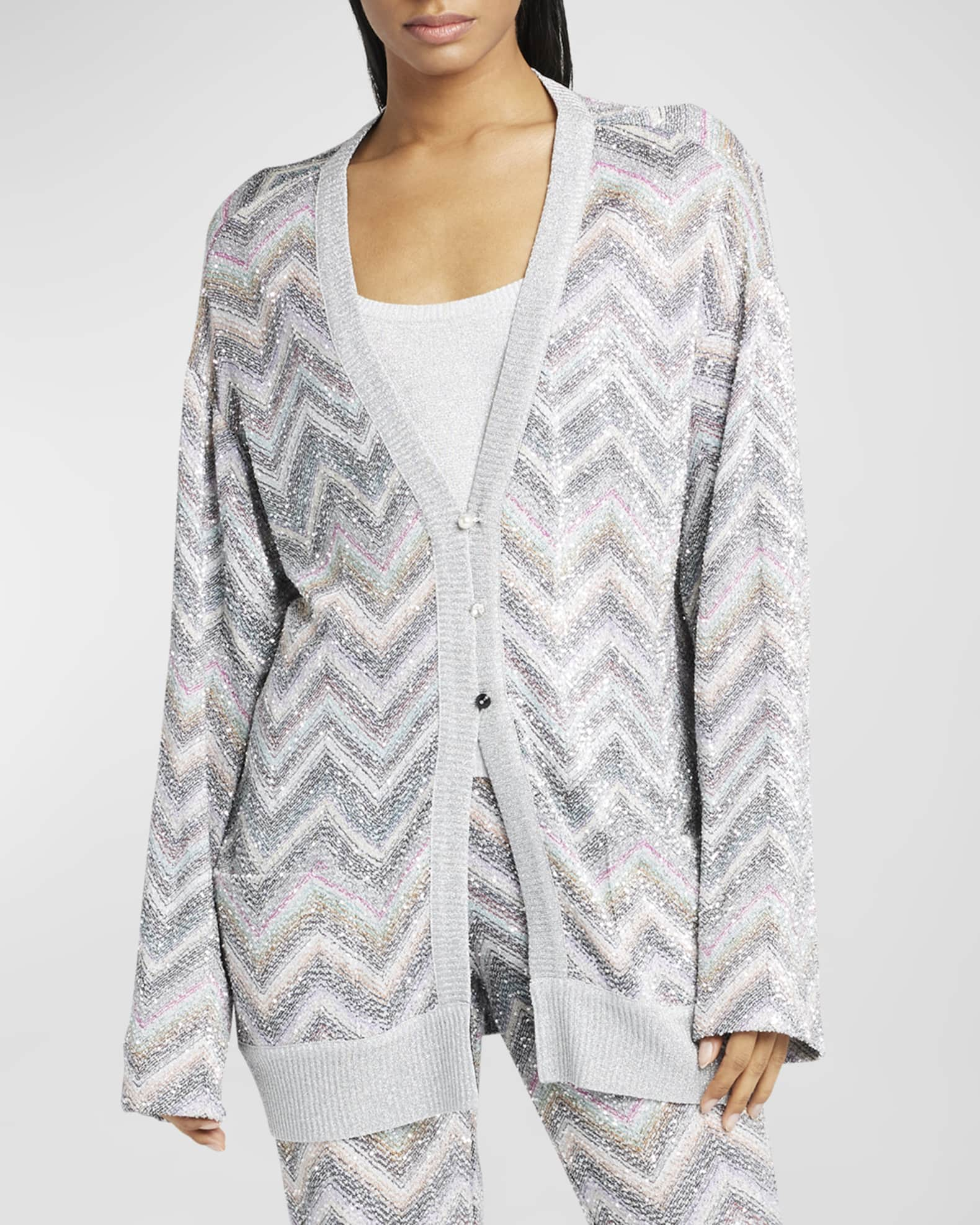 Missoni Zig-Zag Caperdoni Maxi Cardigan with Sequin Detail - Bergdorf  Goodman