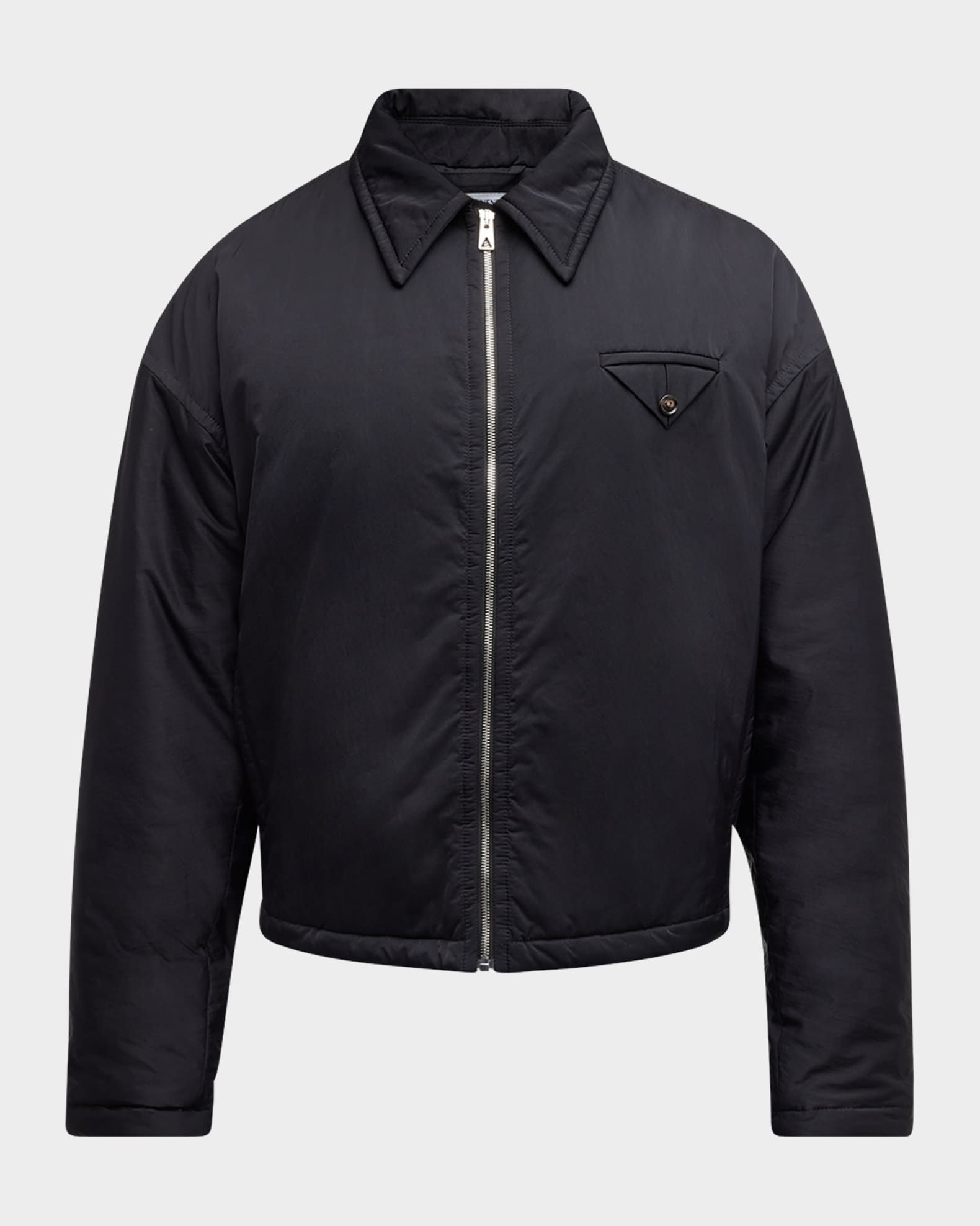 Bottega Veneta® Men's Tech Nylon Puffer Jacket in Black