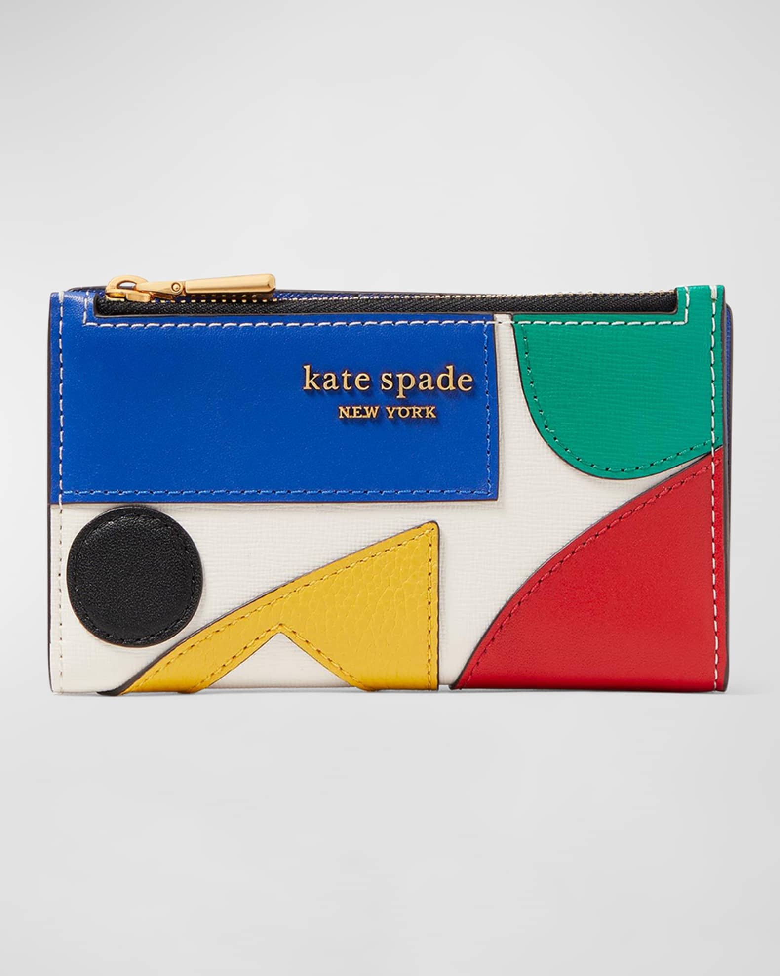 Kate spade new york Morgan Lemon Small Slim Leather Bifold Wallet