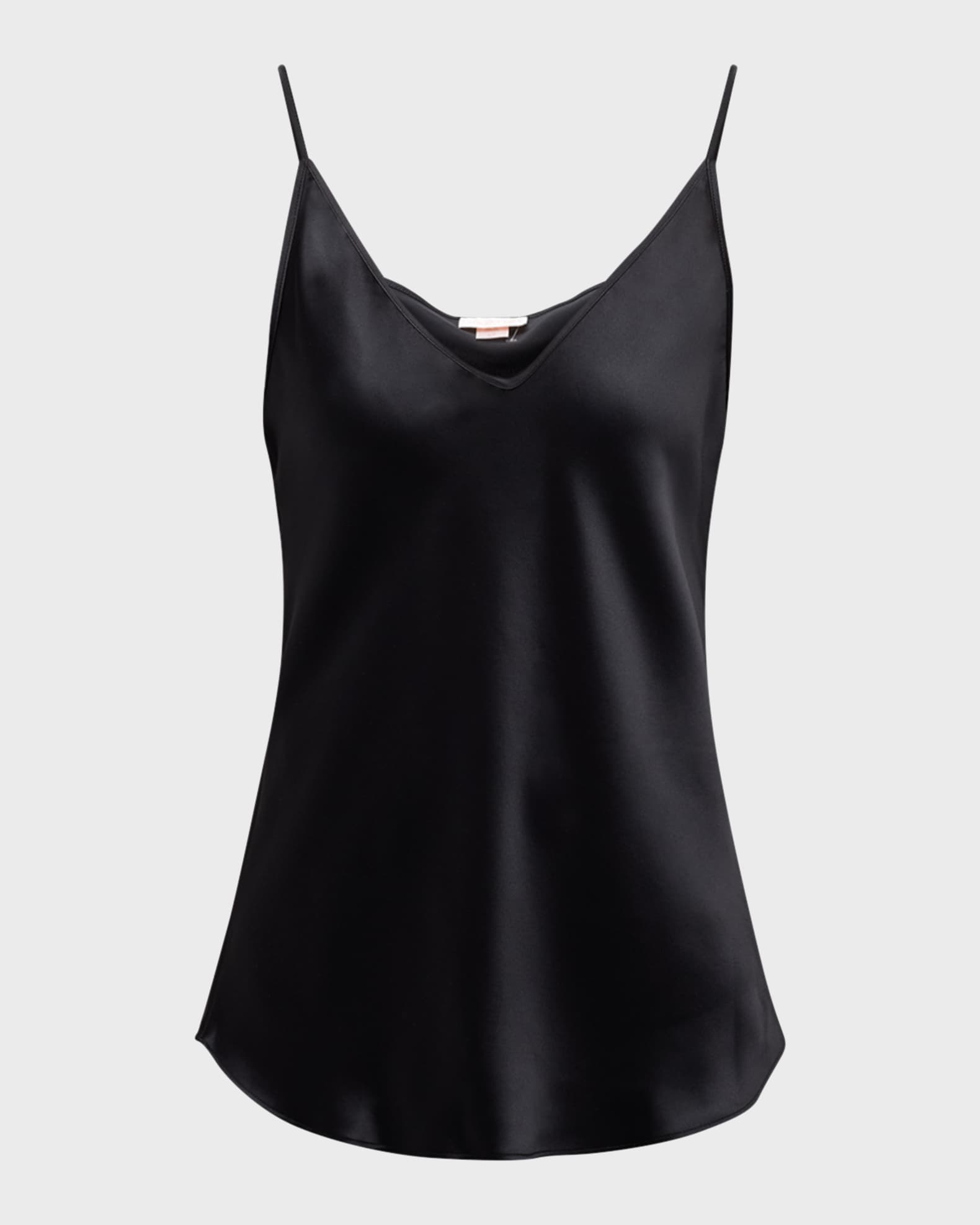 V-Neck Silk Cami 0