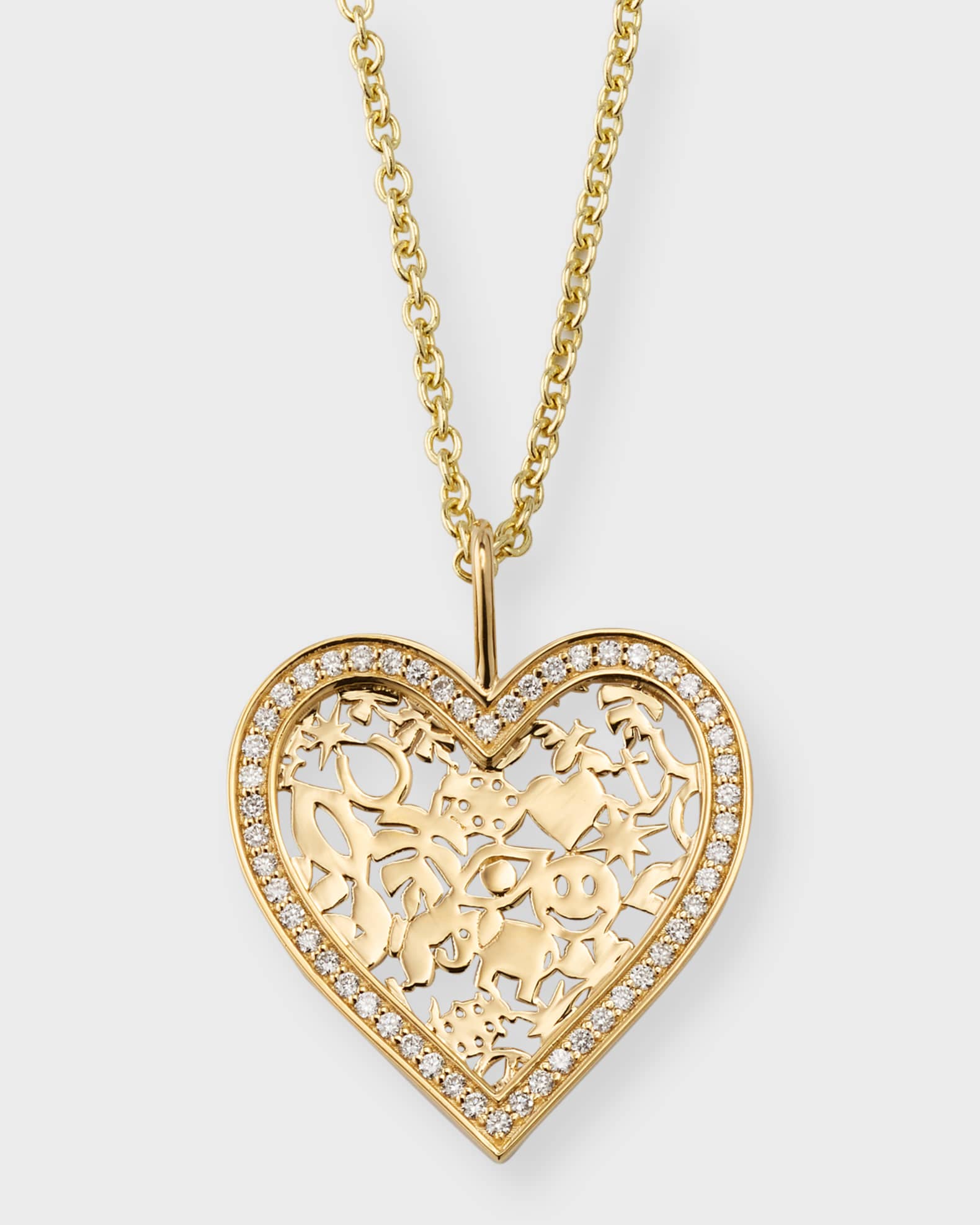 Louis Vuitton Gold And Diamond Nameplate Necklace Available For