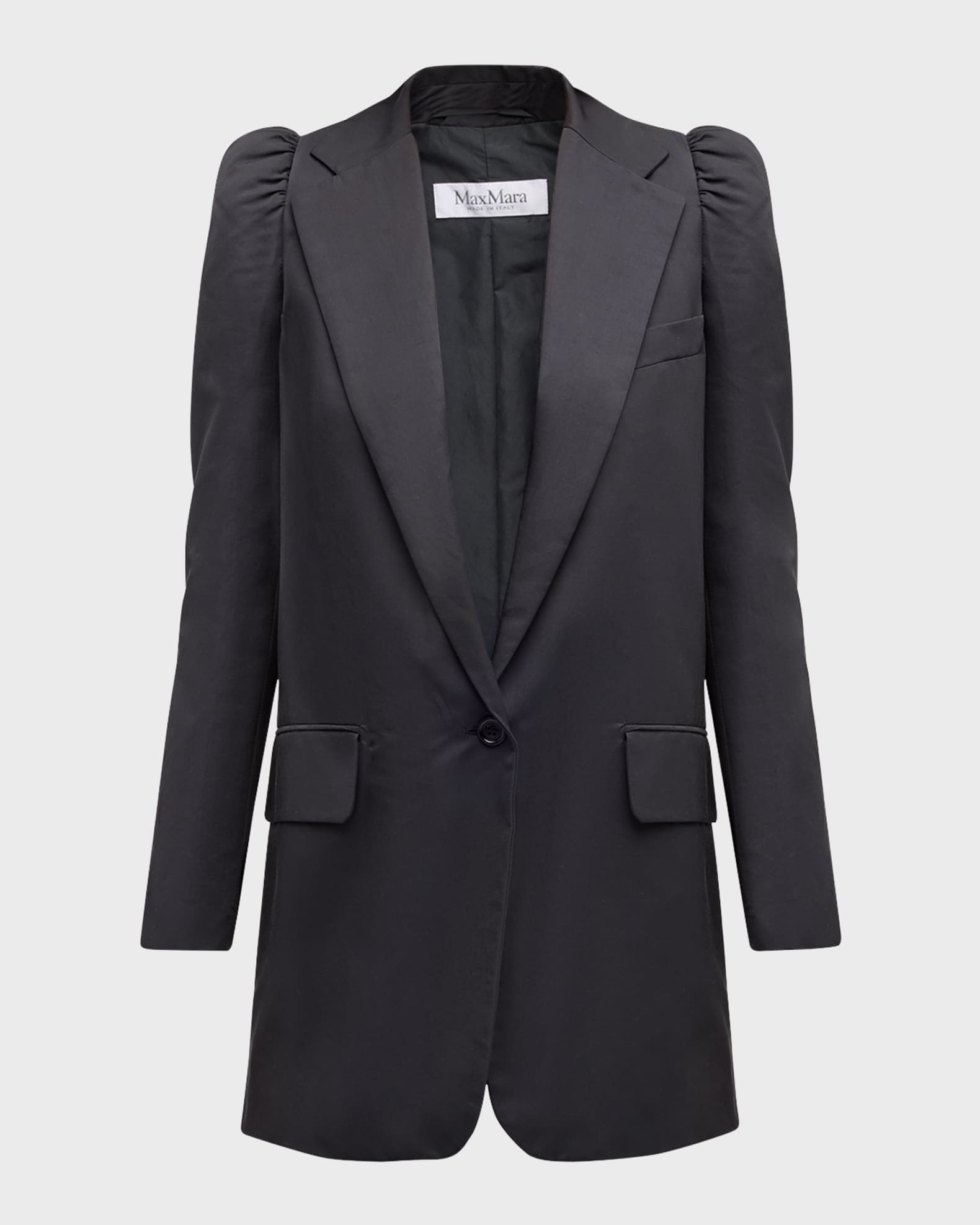 Puff sleeve blazer jacket clearance