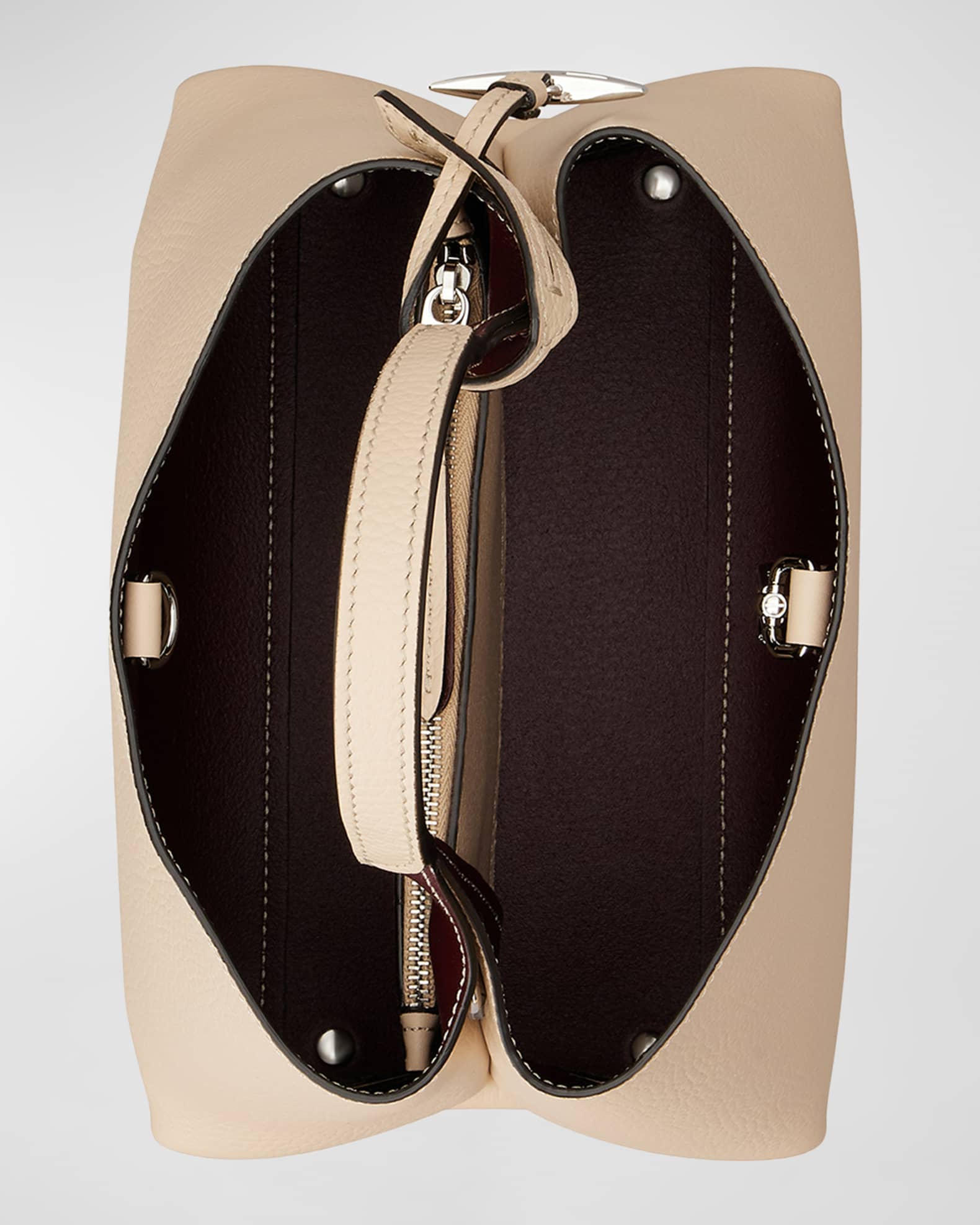 Micro Apa Leather Top-Handle Bag 1