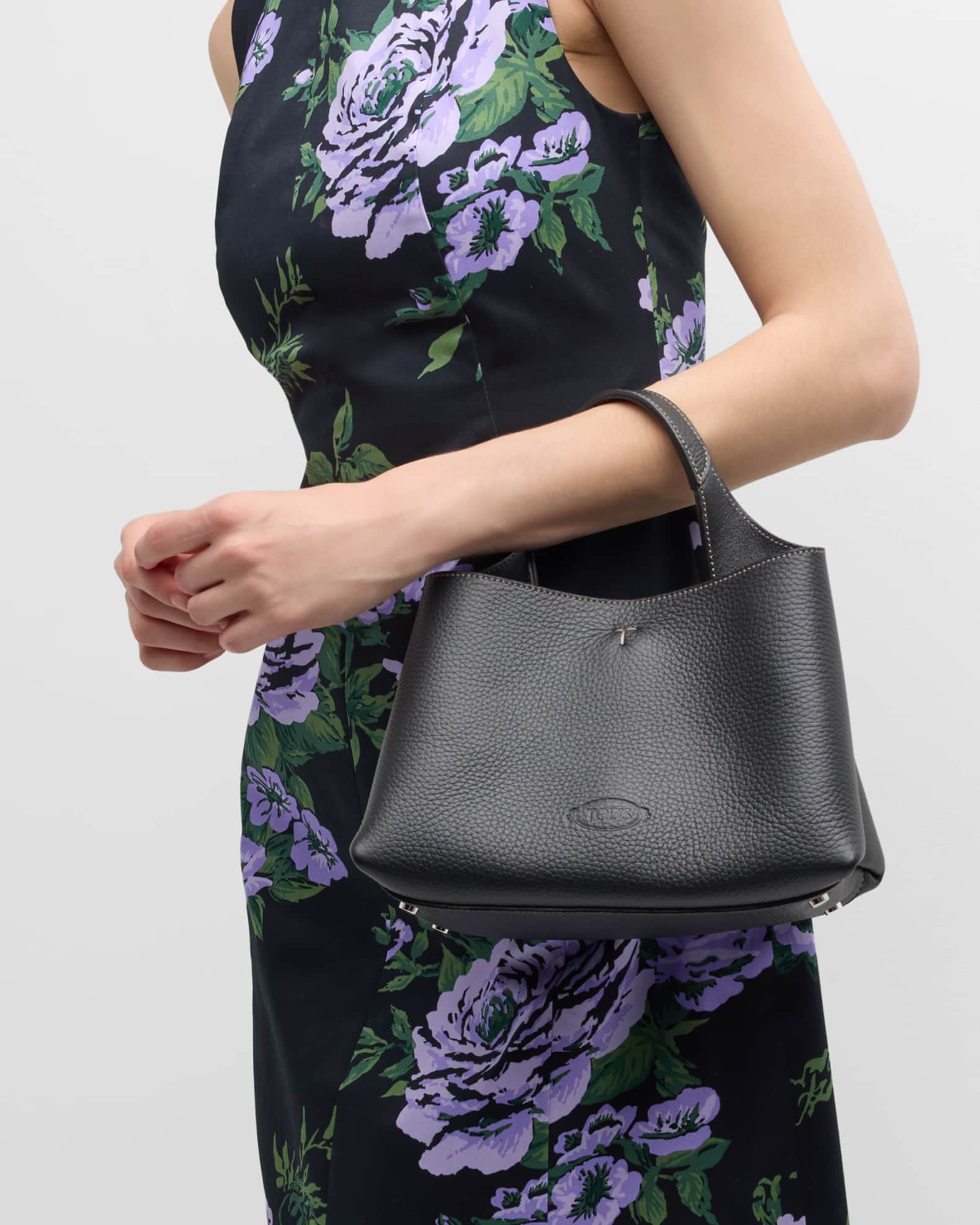 Micro Apa Leather Top-Handle Bag 0