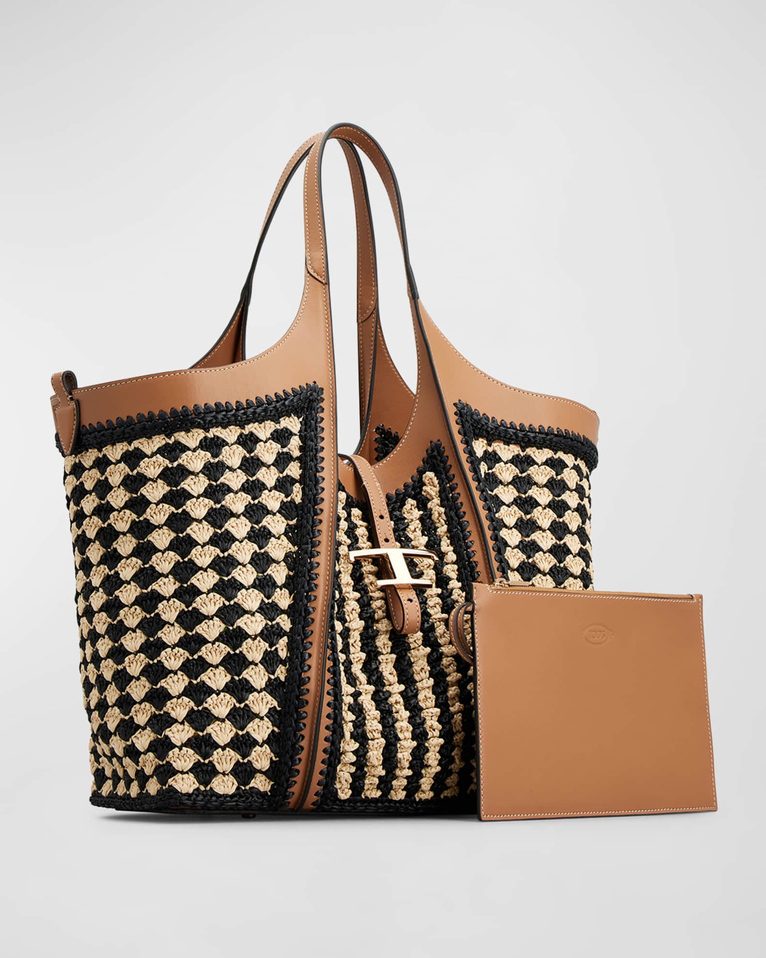 Tod's Medium T Timeless Shopping Bag | Neiman Marcus