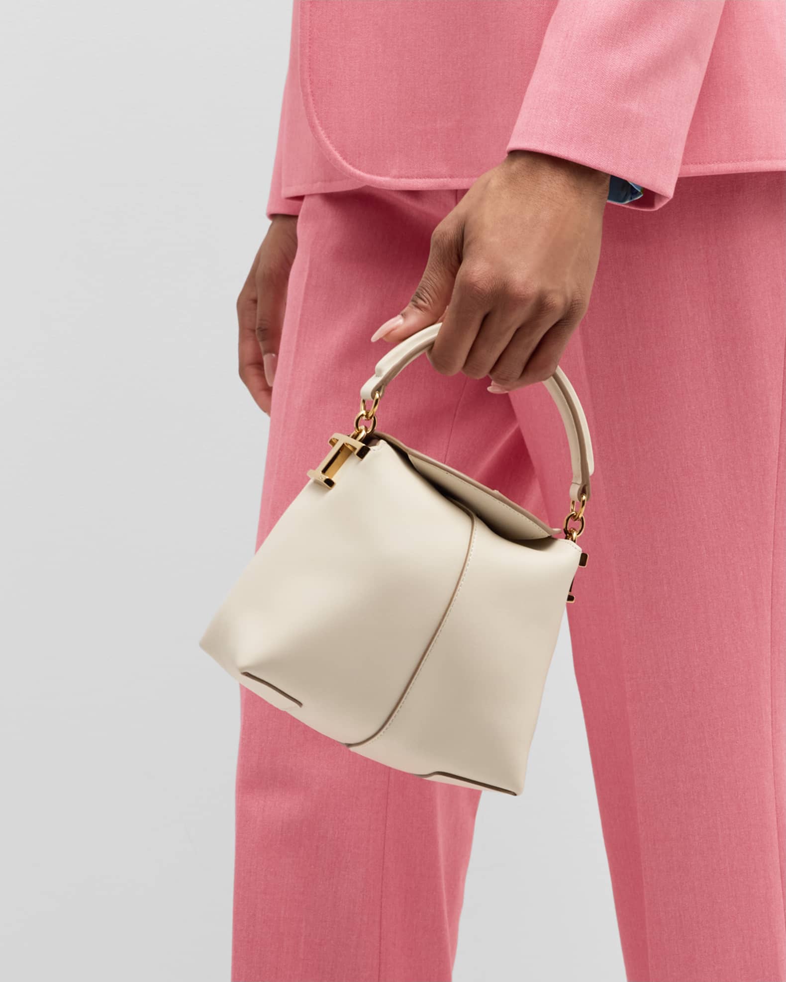 Tod's Micro Leather T Case Tote Bag | Neiman Marcus