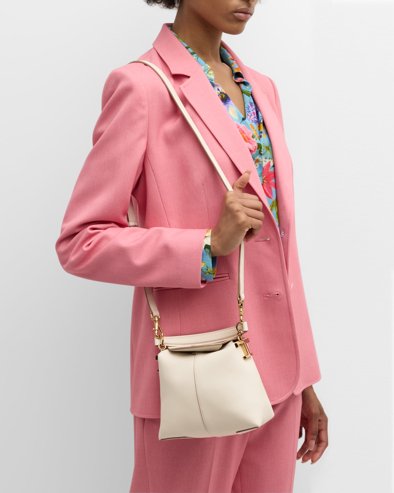 Tod's Micro Leather T Case Tote Bag | Neiman Marcus