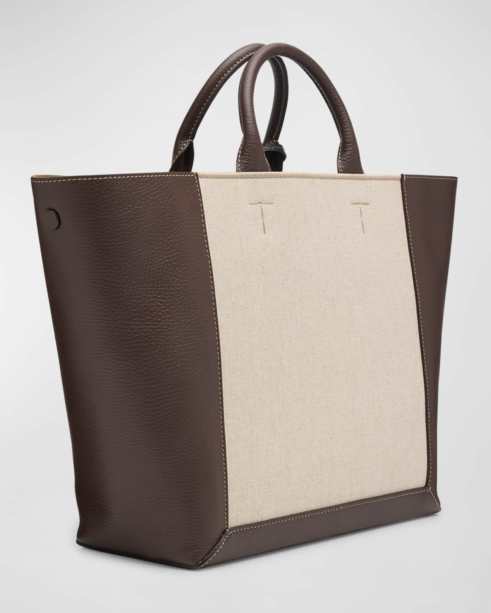 Tod's Canvas & Leather Tote Bag | italist