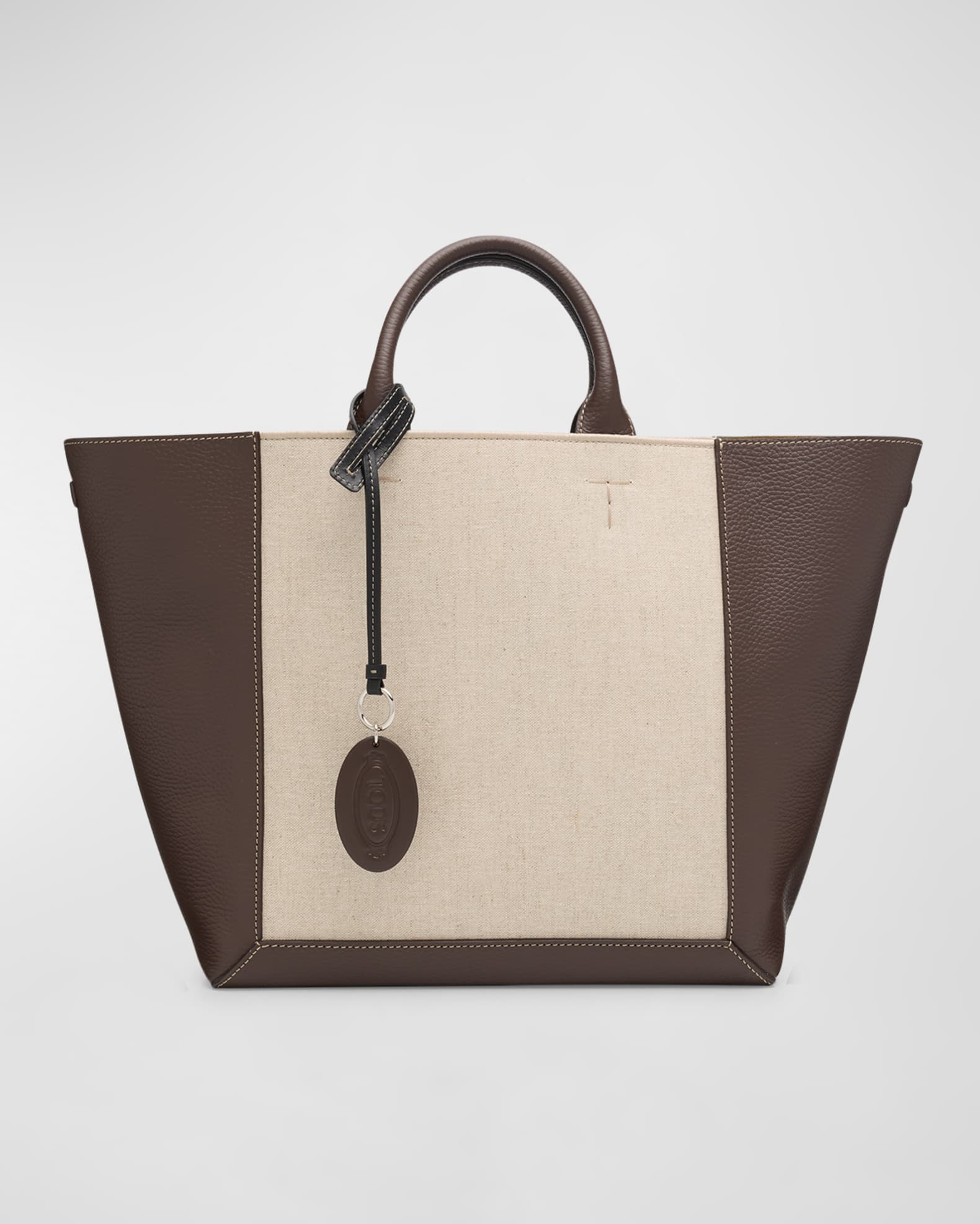 セブンイレブン 冬ギフト 2025 Tod's Medium Double Up Leather and Canvas Shopping Bag バッグ