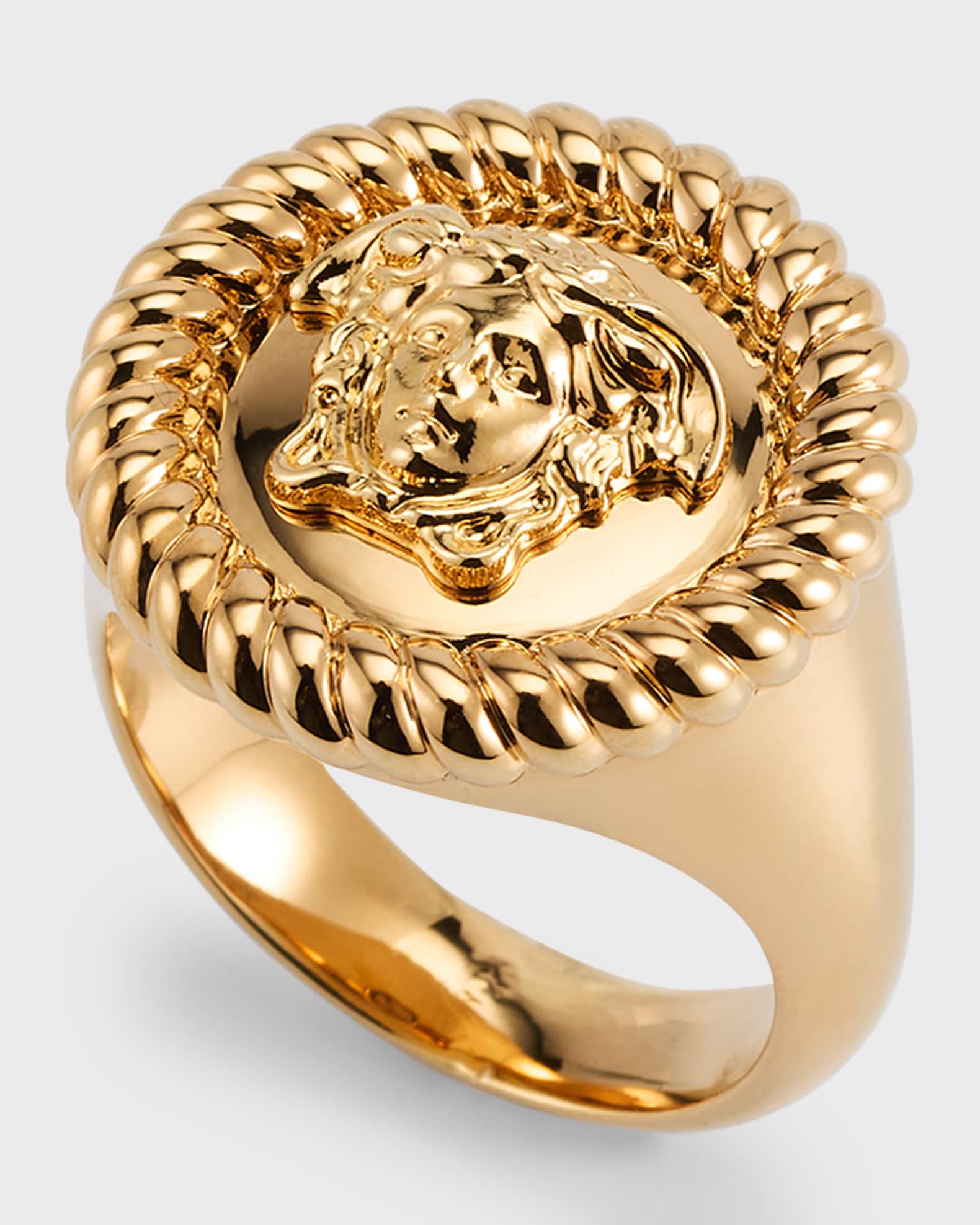 Versace Men's Nautical Medusa Ring | Neiman Marcus